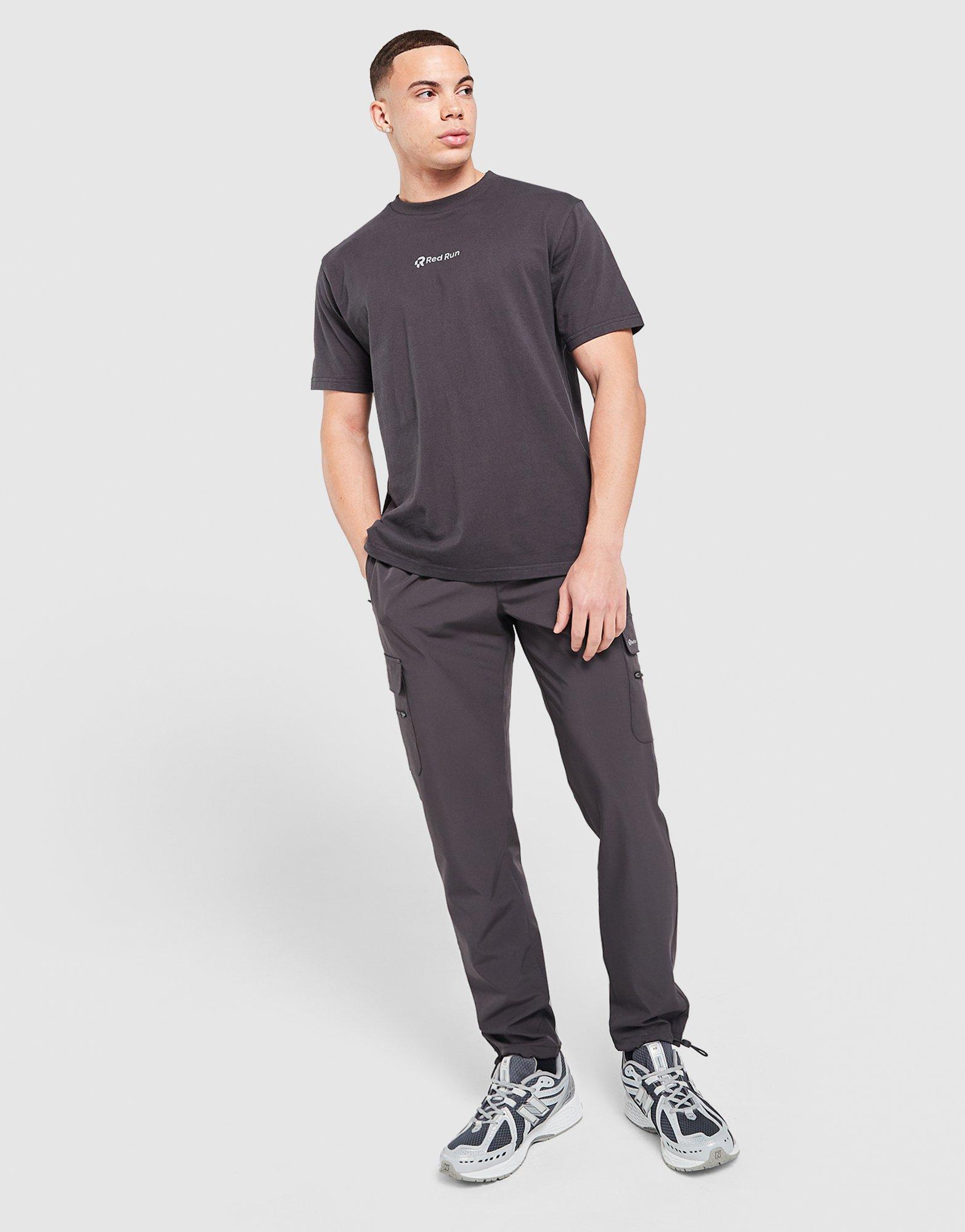 Red Run Activewear Titanium Cotton T-Shirt