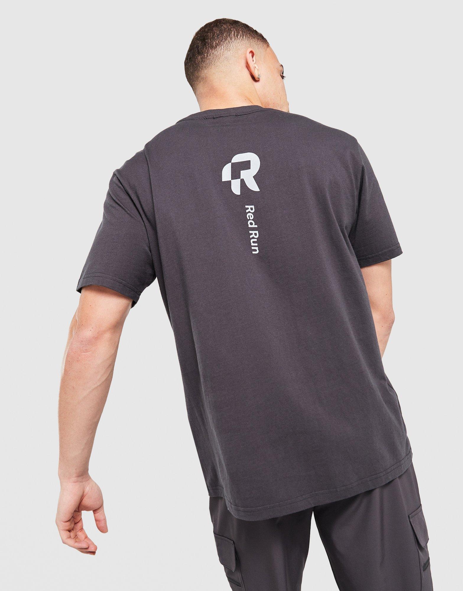 Red Run Activewear Titanium Cotton T-Shirt