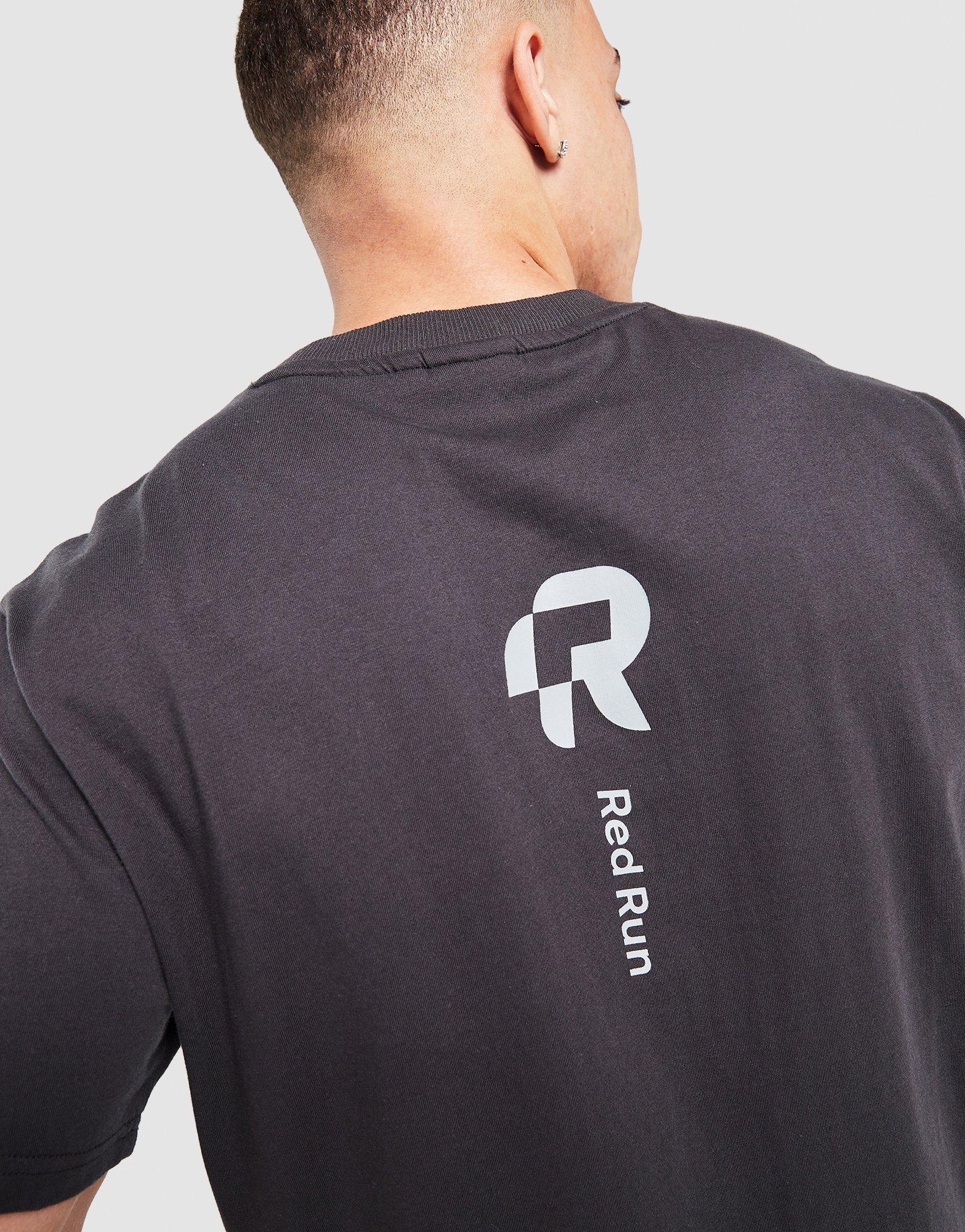 Red Run Activewear Titanium Cotton T-Shirt