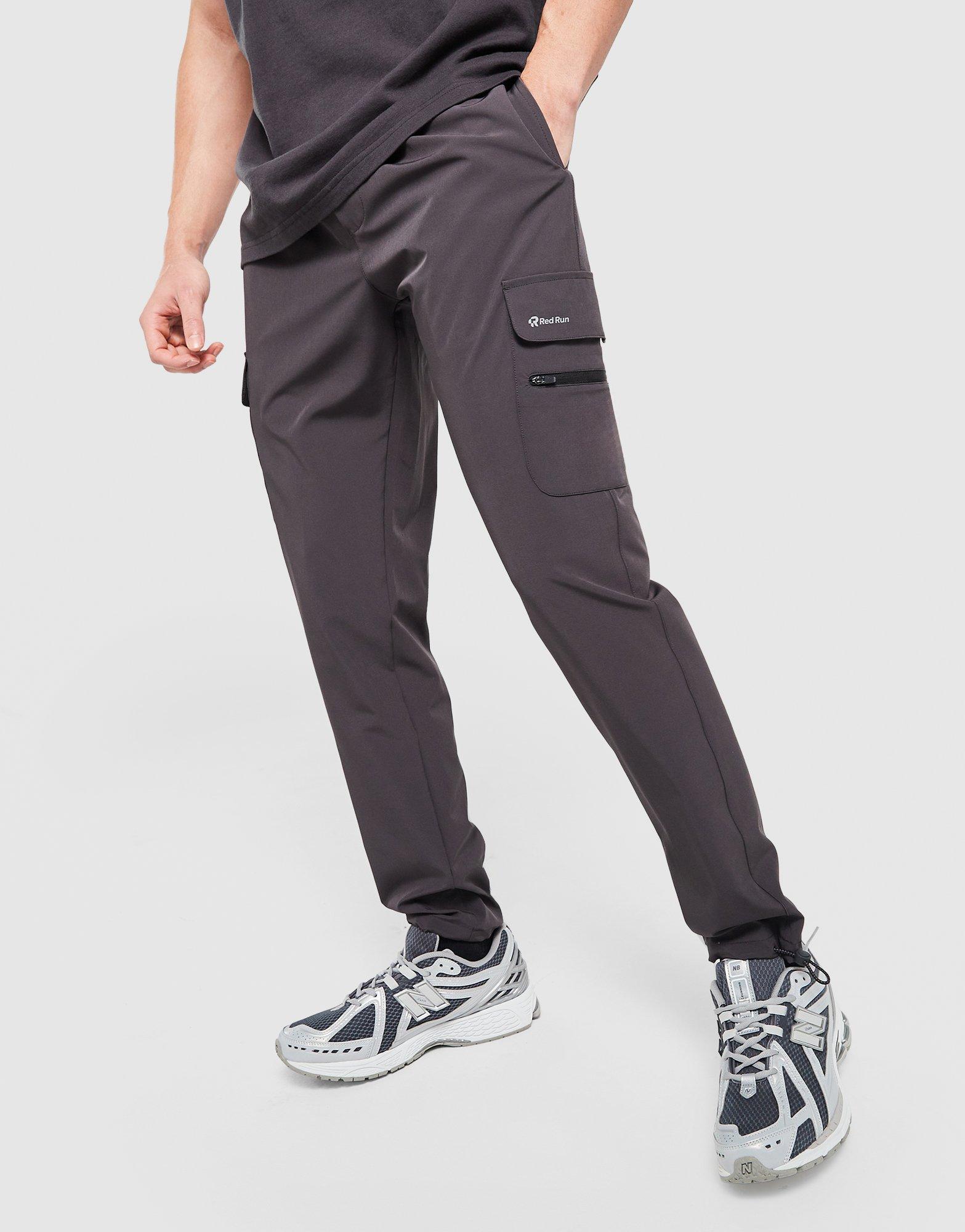 Red Run Activewear Titanium Slim Fit Cargo Pants