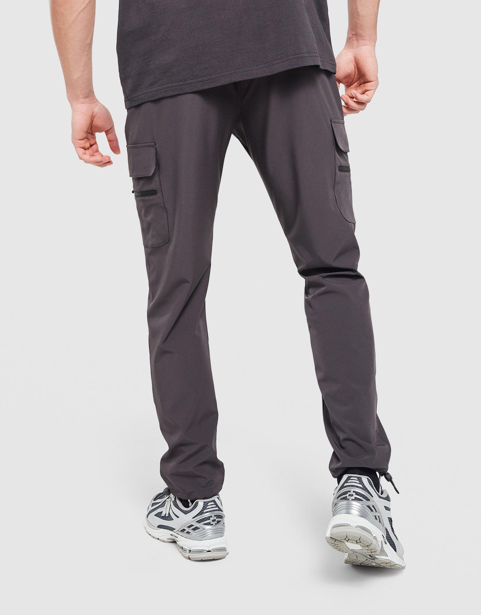 Red Run Activewear Titanium Slim Fit Cargo Pants