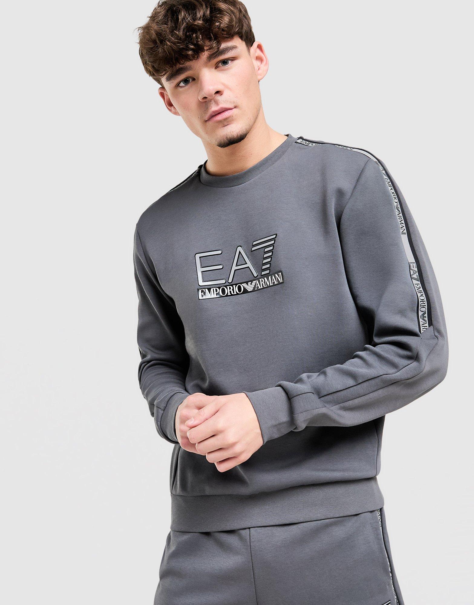EA7 Emporio Armani Tape Logo Crew Sweatshirt