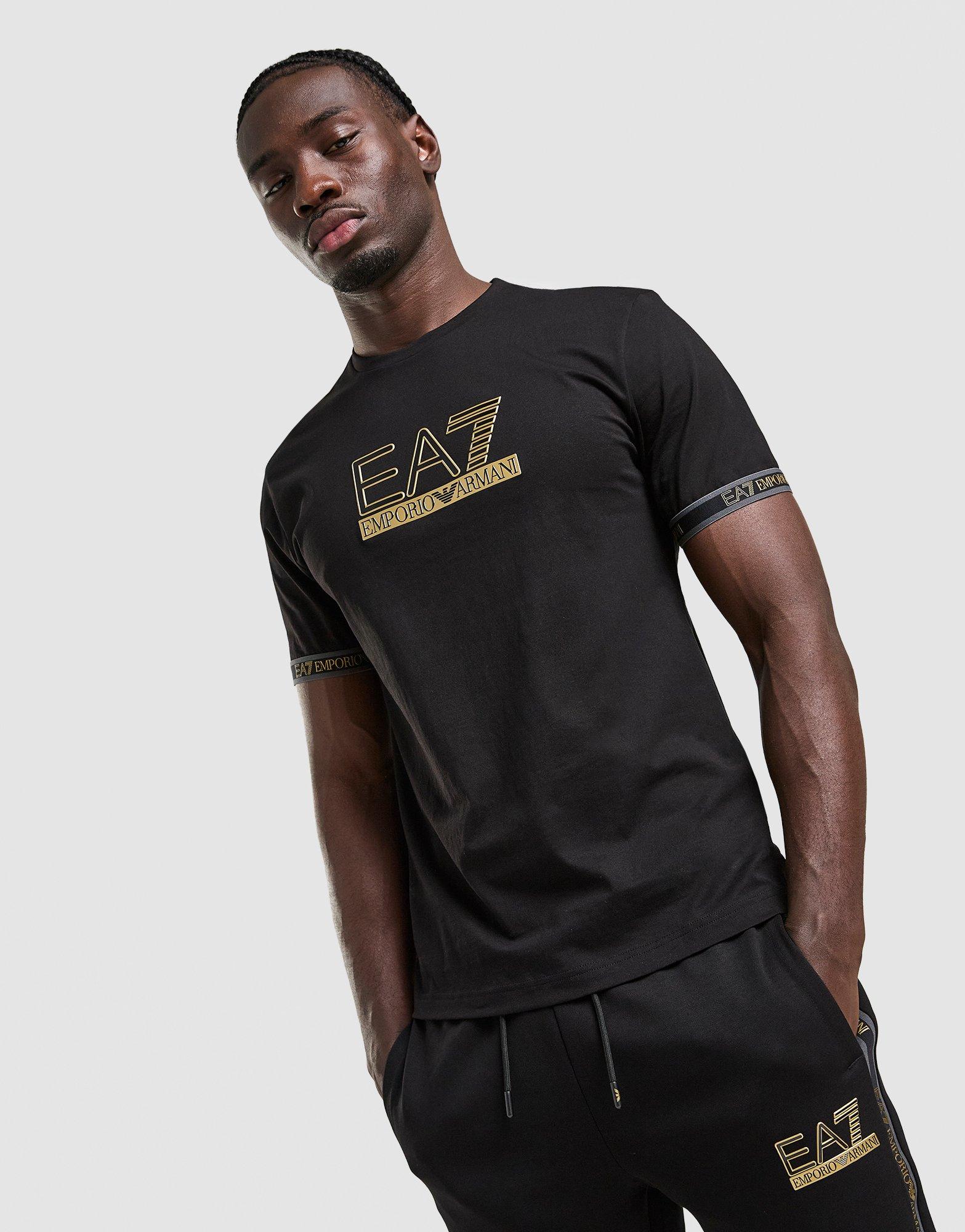 EA7 Emporio Armani Tape Large Logo T-Shirt
