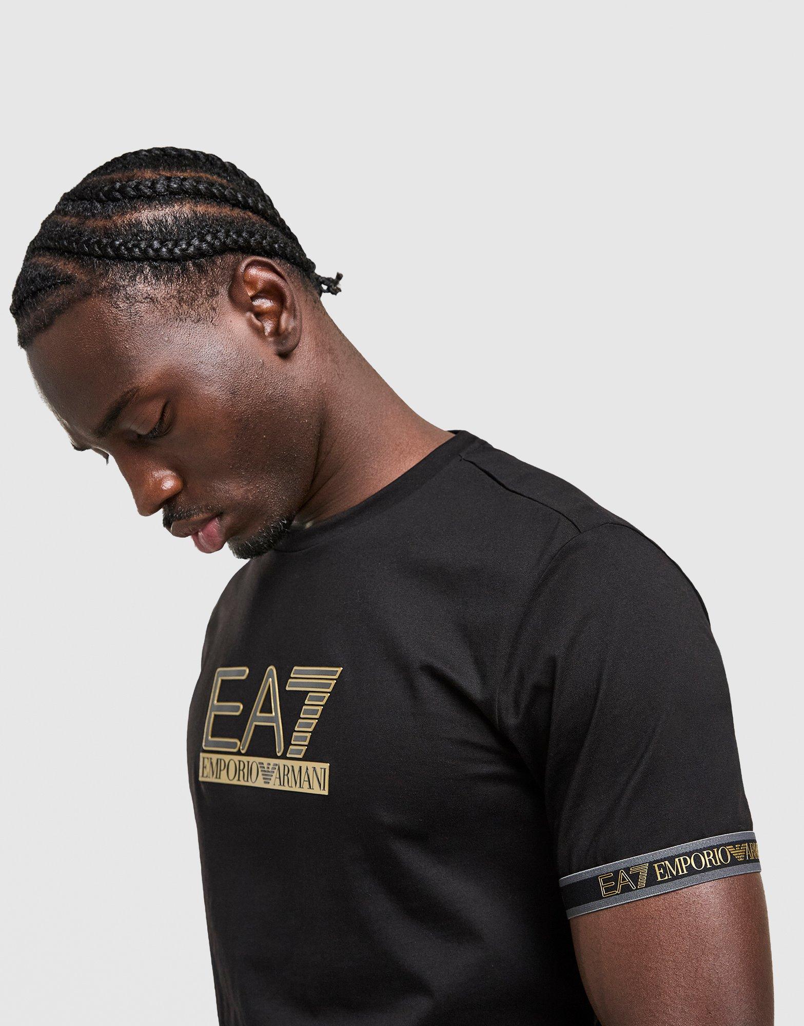 EA7 Emporio Armani Tape Large Logo T-Shirt
