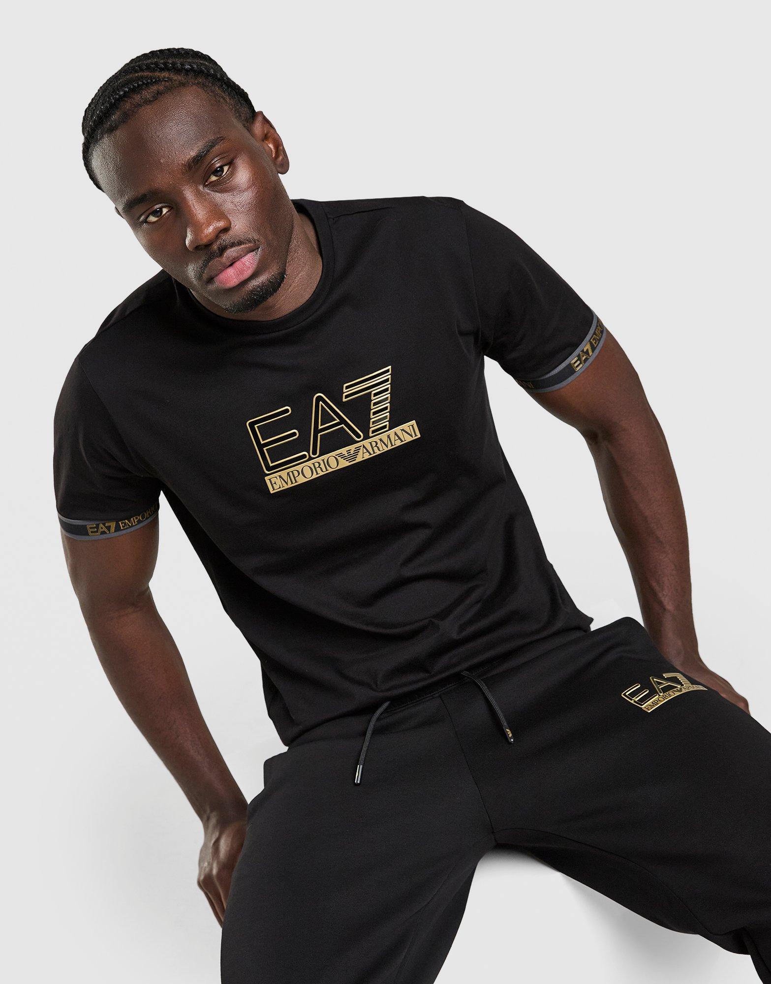 EA7 Emporio Armani Tape Large Logo T-Shirt