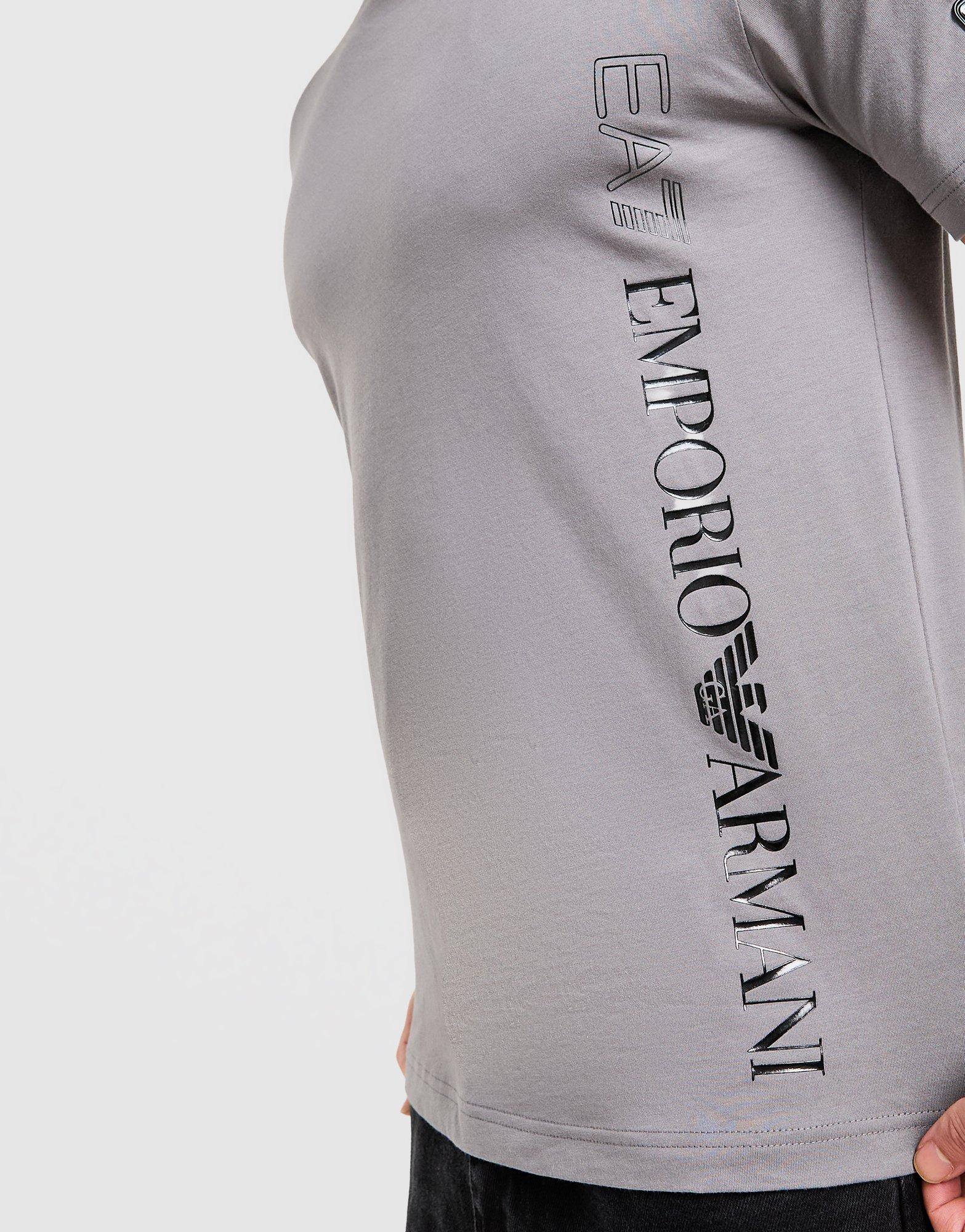 EA7 Emporio Armani Badge Vertical Logo T-Shirt