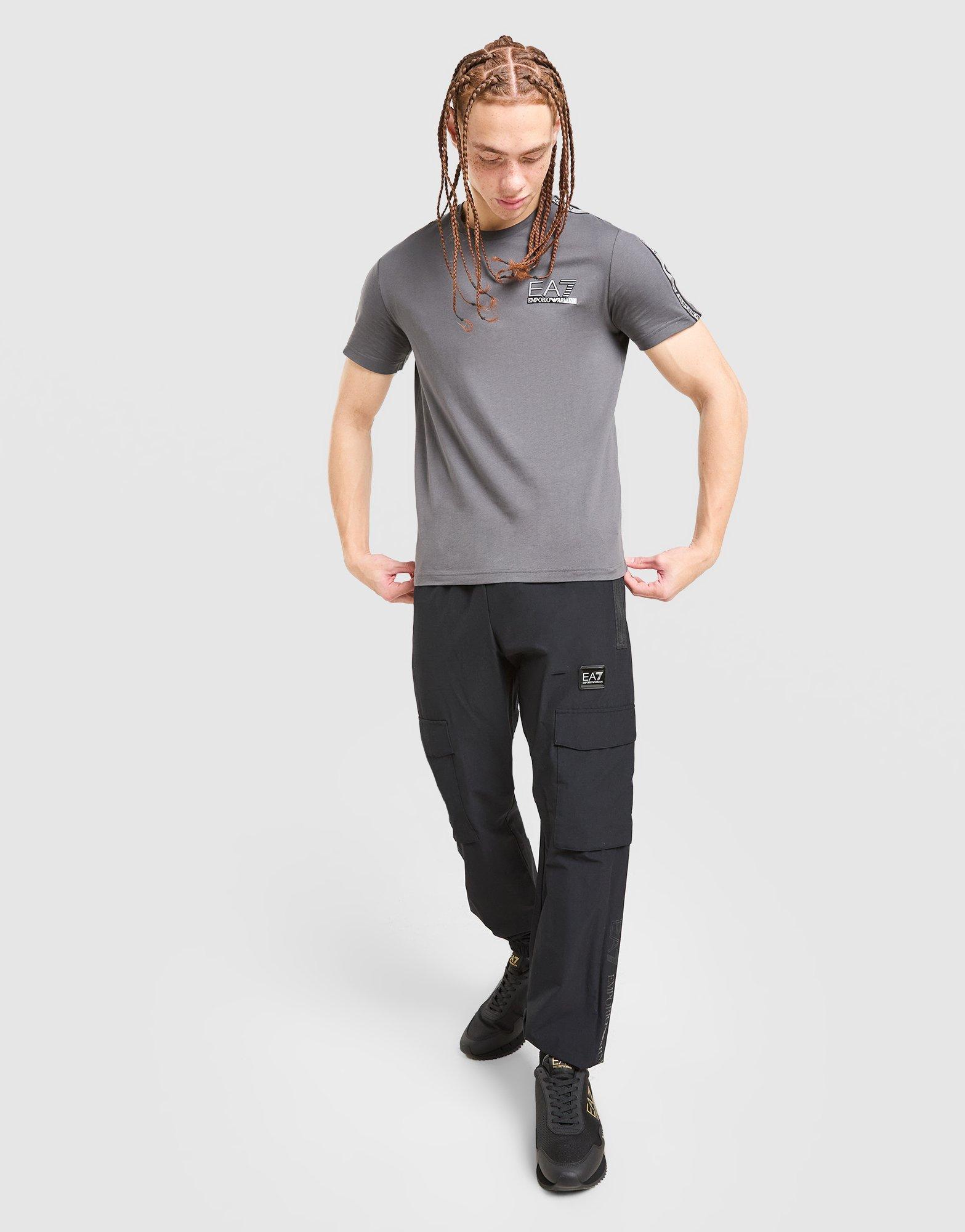 EA7 Emporio Armani Tape Large Logo T-Shirt