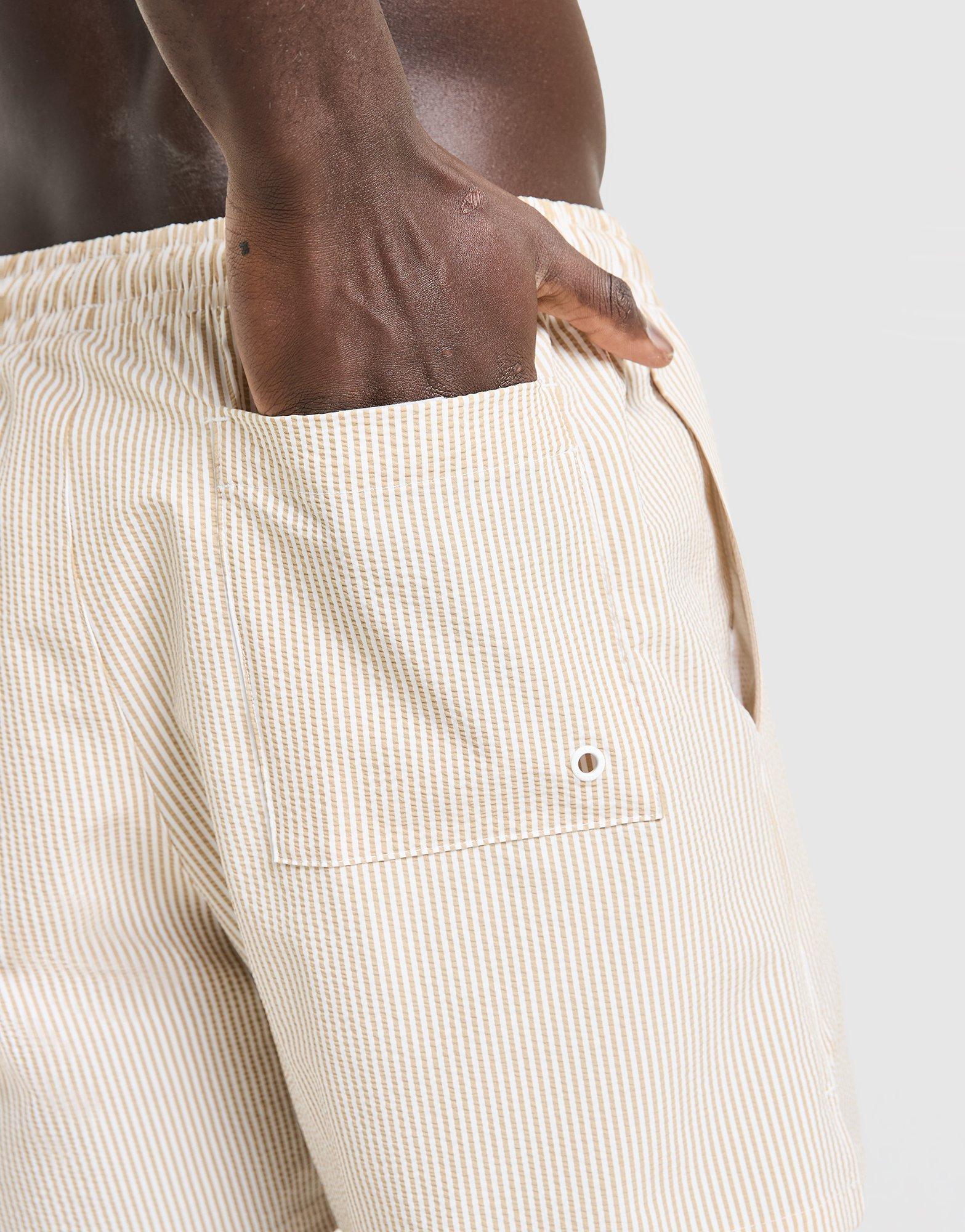 Nike Seersucker 5" Swim Shorts