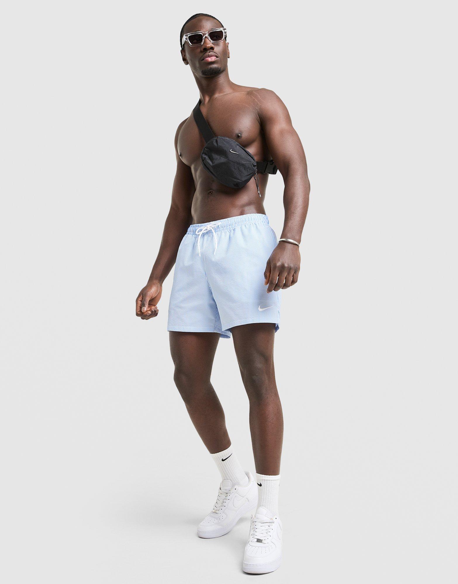 Nike Seersucker 5" Swim Shorts
