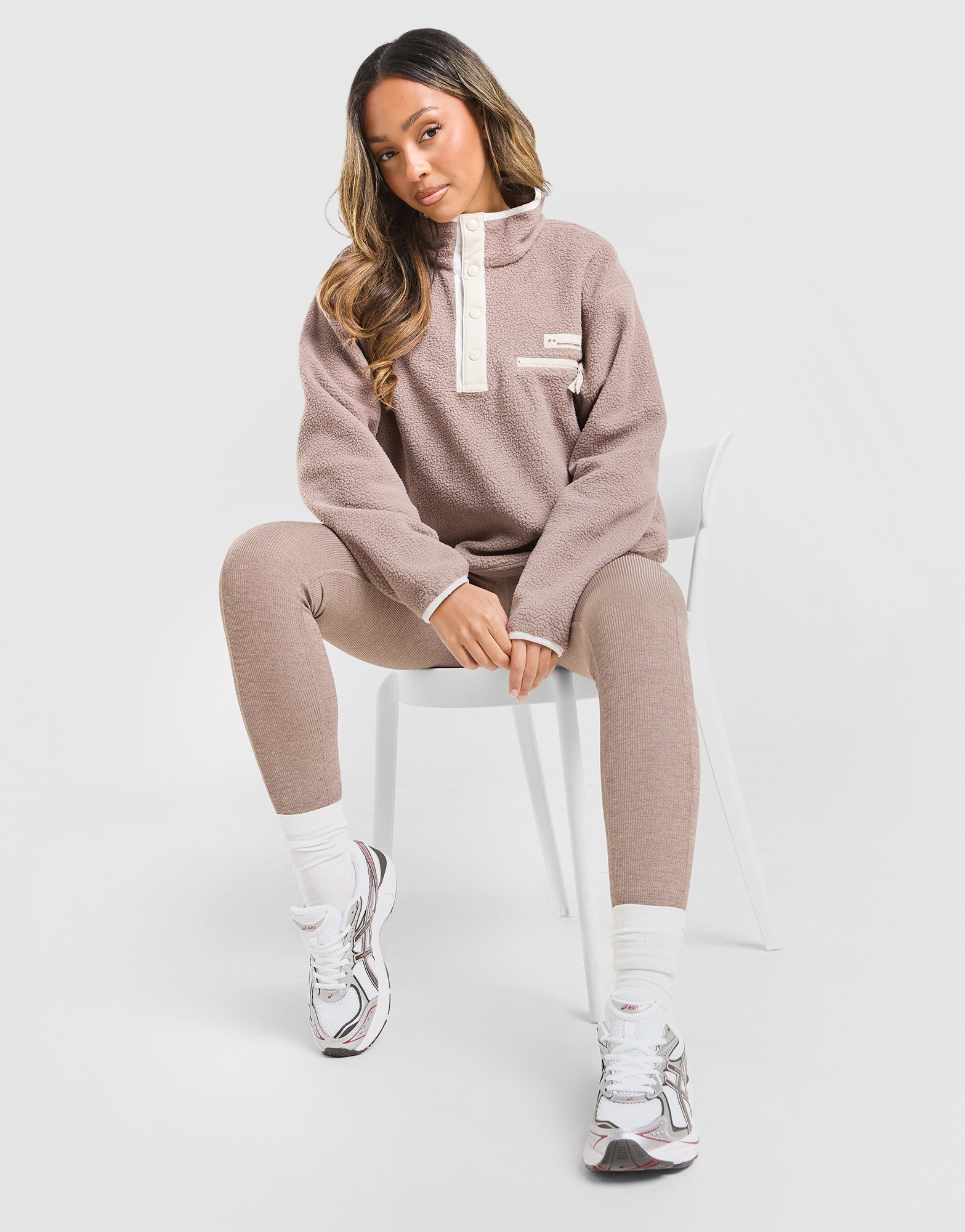 Brown Columbia Helvetia Crop Fleece Top - JD Sports Global