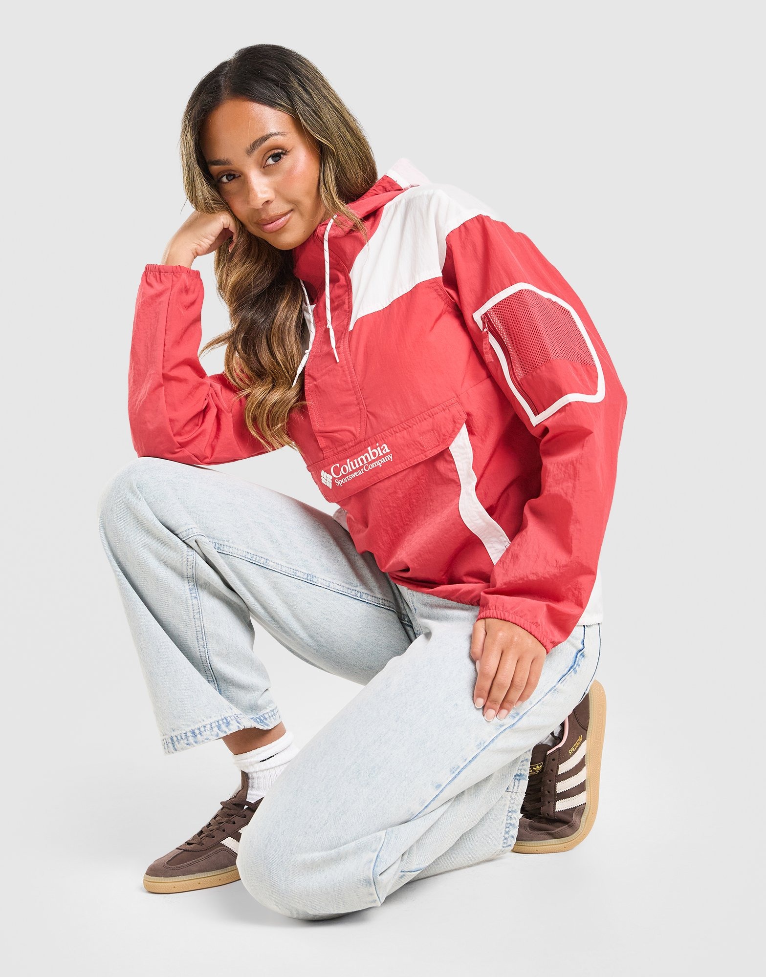Red Columbia Challenger Lightweight Jacket | JD Sports UK