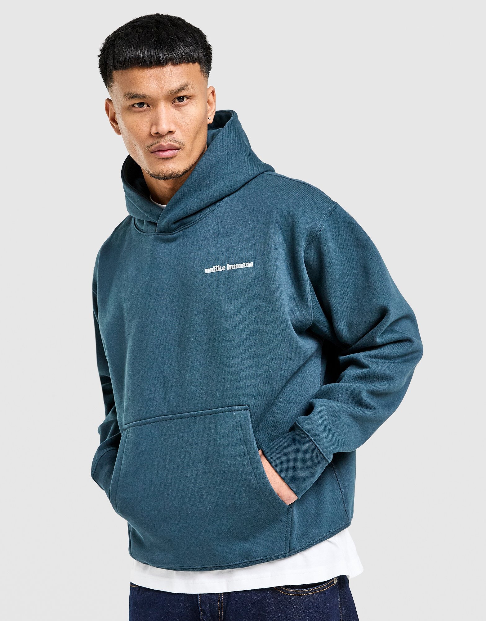 Unlike Humans Ridge Hoodie em Azul - JD Sports Portugal