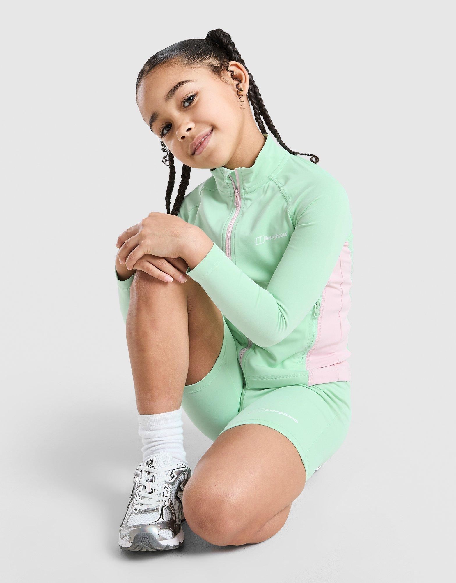 Berghaus Set Top 1/4 Zip e Leggings Aptitude Bambina