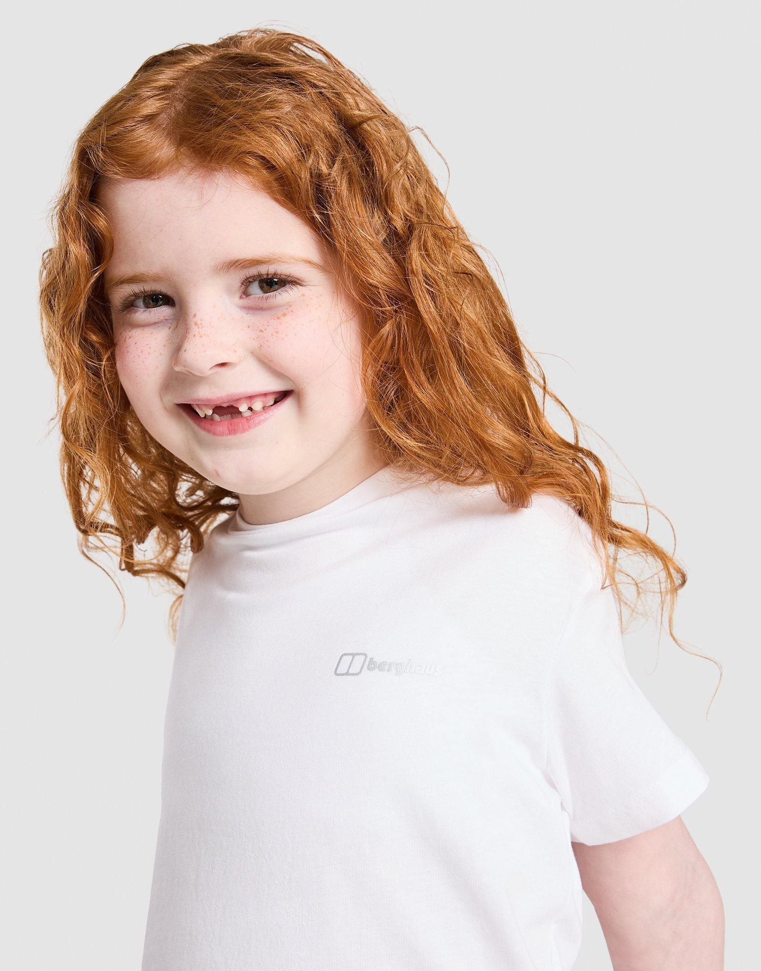 Berghaus Girls' Full Box Logo T-Shirt/Shorts Set Children