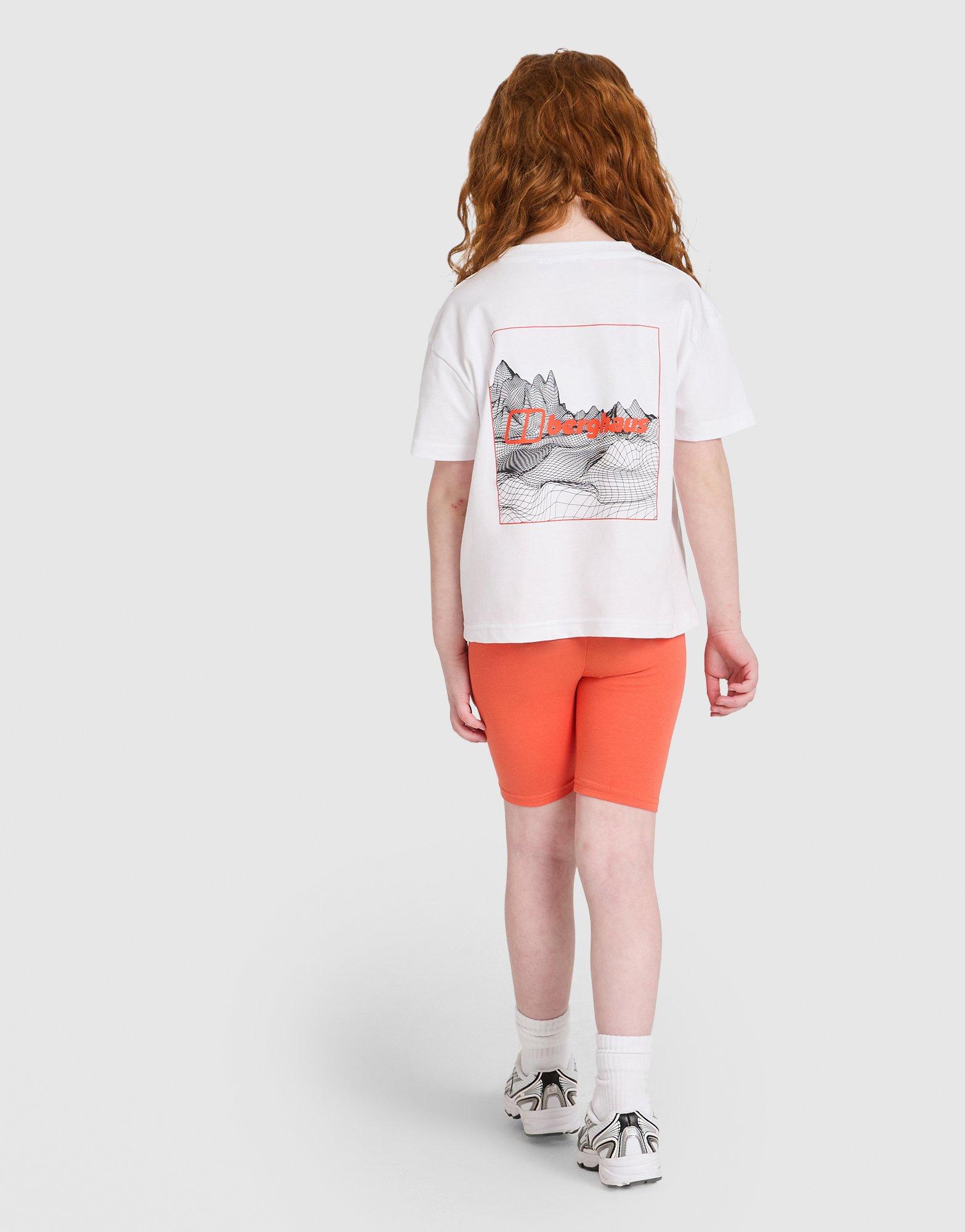 Berghaus Girls' Full Box Logo T-Shirt/Shorts Set Children