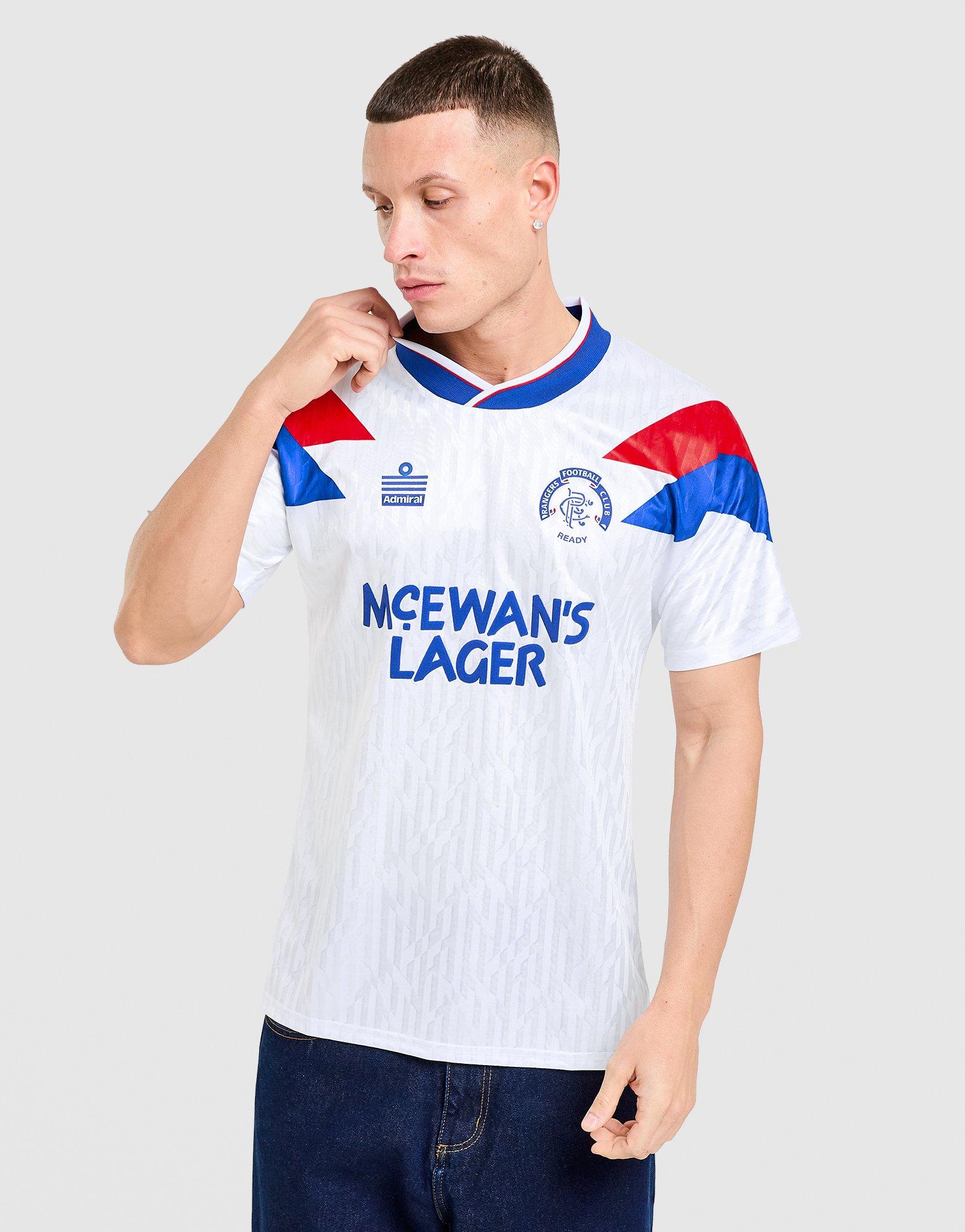 Forever Collectables Rangers FC '90 Retro Away Shirt