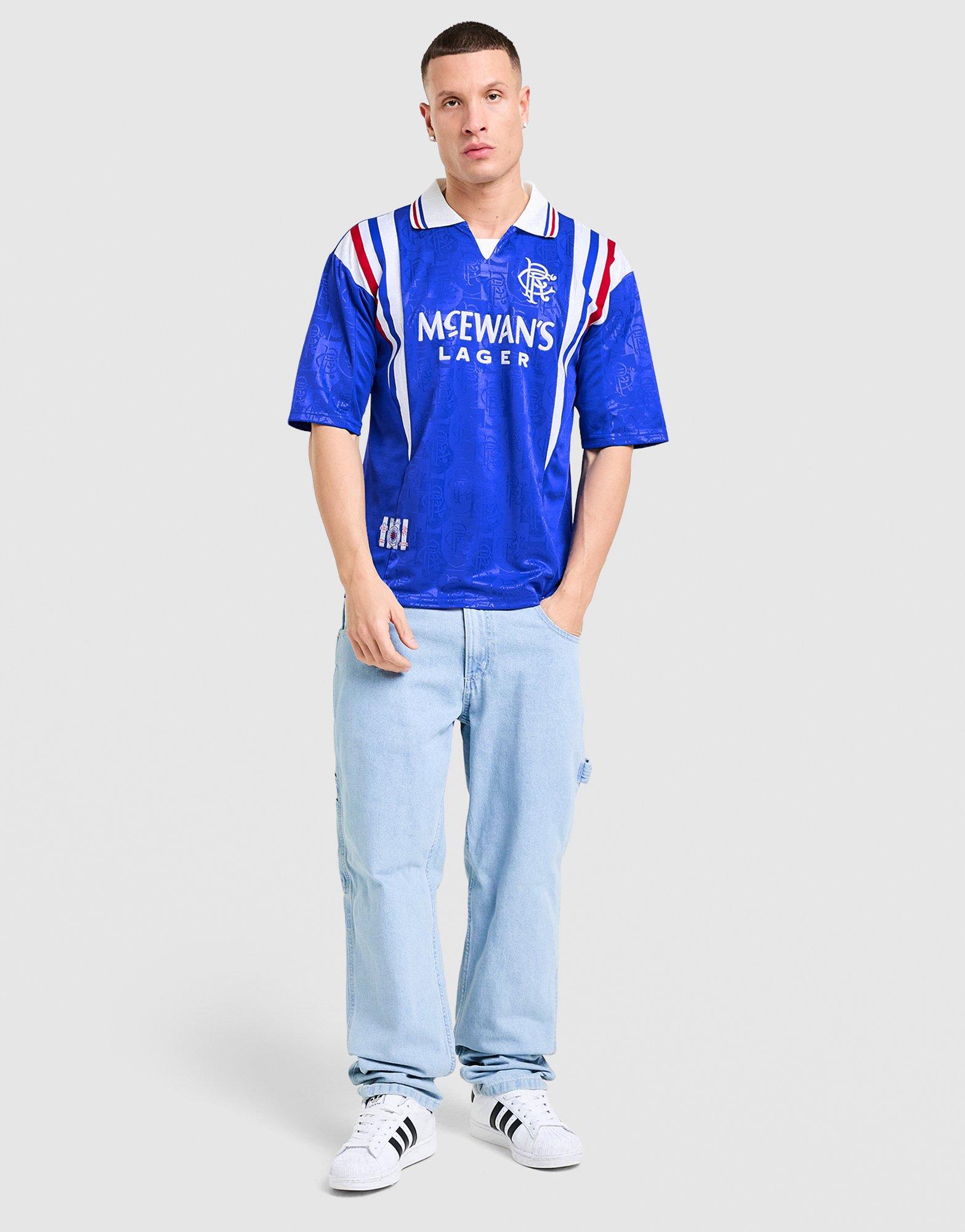 Score Draw Rangers FC '96 Retro Home Shirt