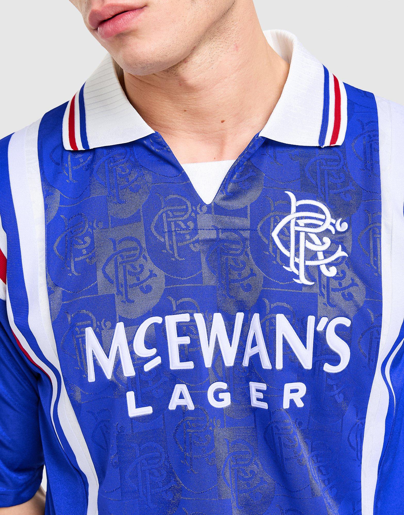 Score Draw Rangers FC '96 Retro Home Shirt