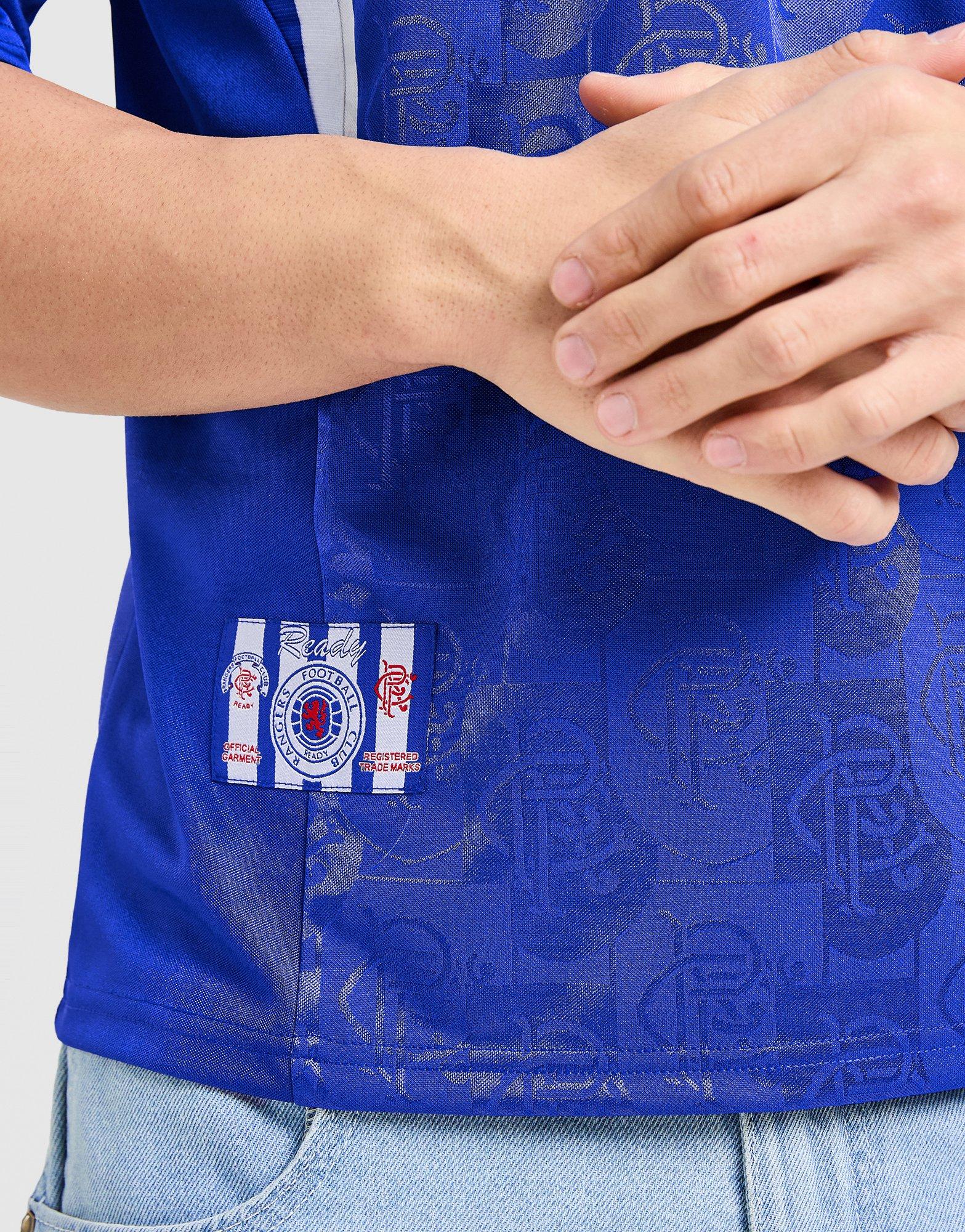 Score Draw Rangers FC '96 Retro Home Shirt