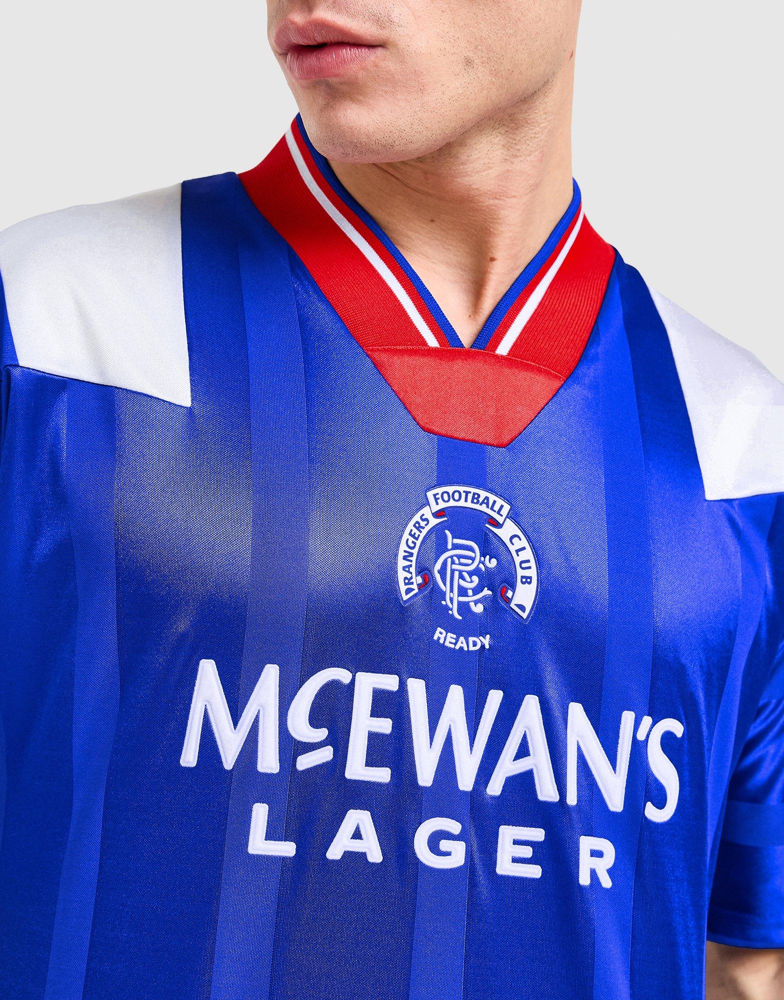 Score Draw Rangers FC '92 Retro Home Shirt