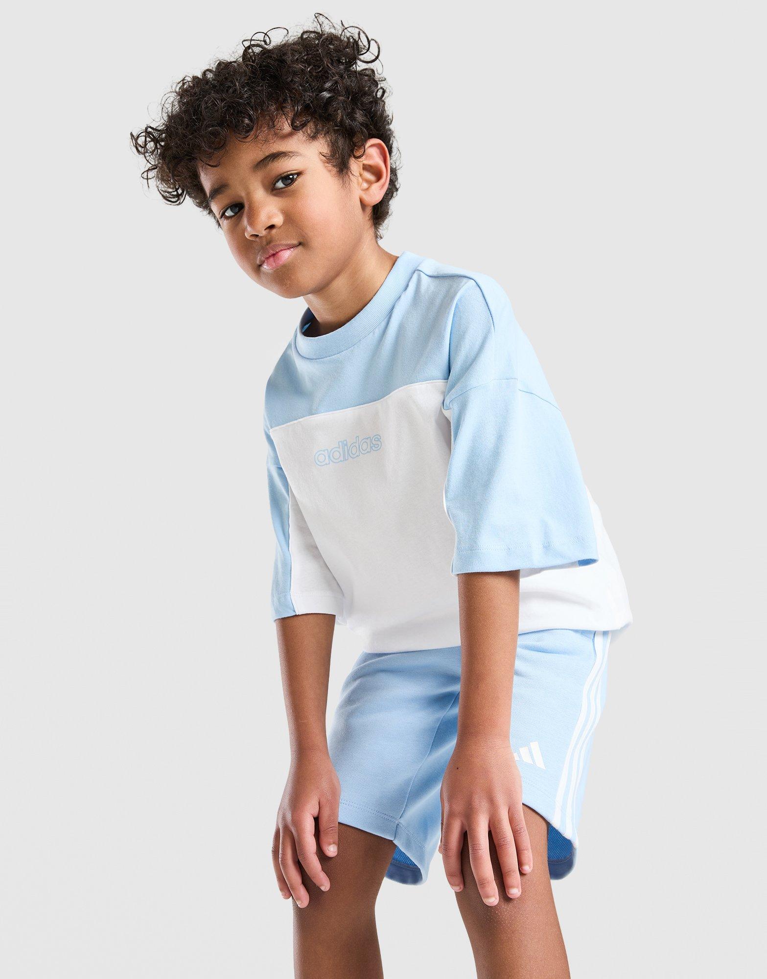 adidas Linear T-Shirt/Shorts Set Children