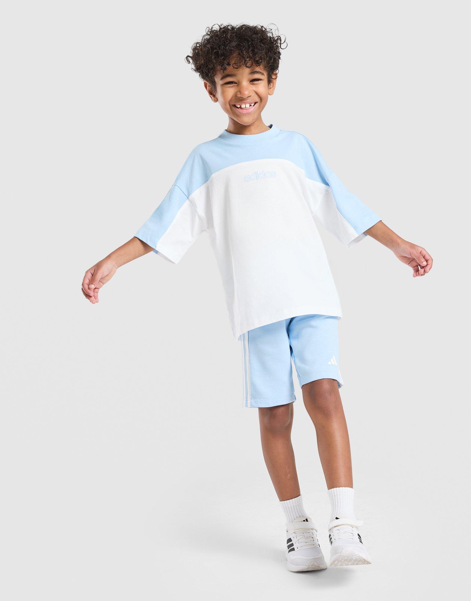 adidas Linear T-Shirt/Shorts Set Children