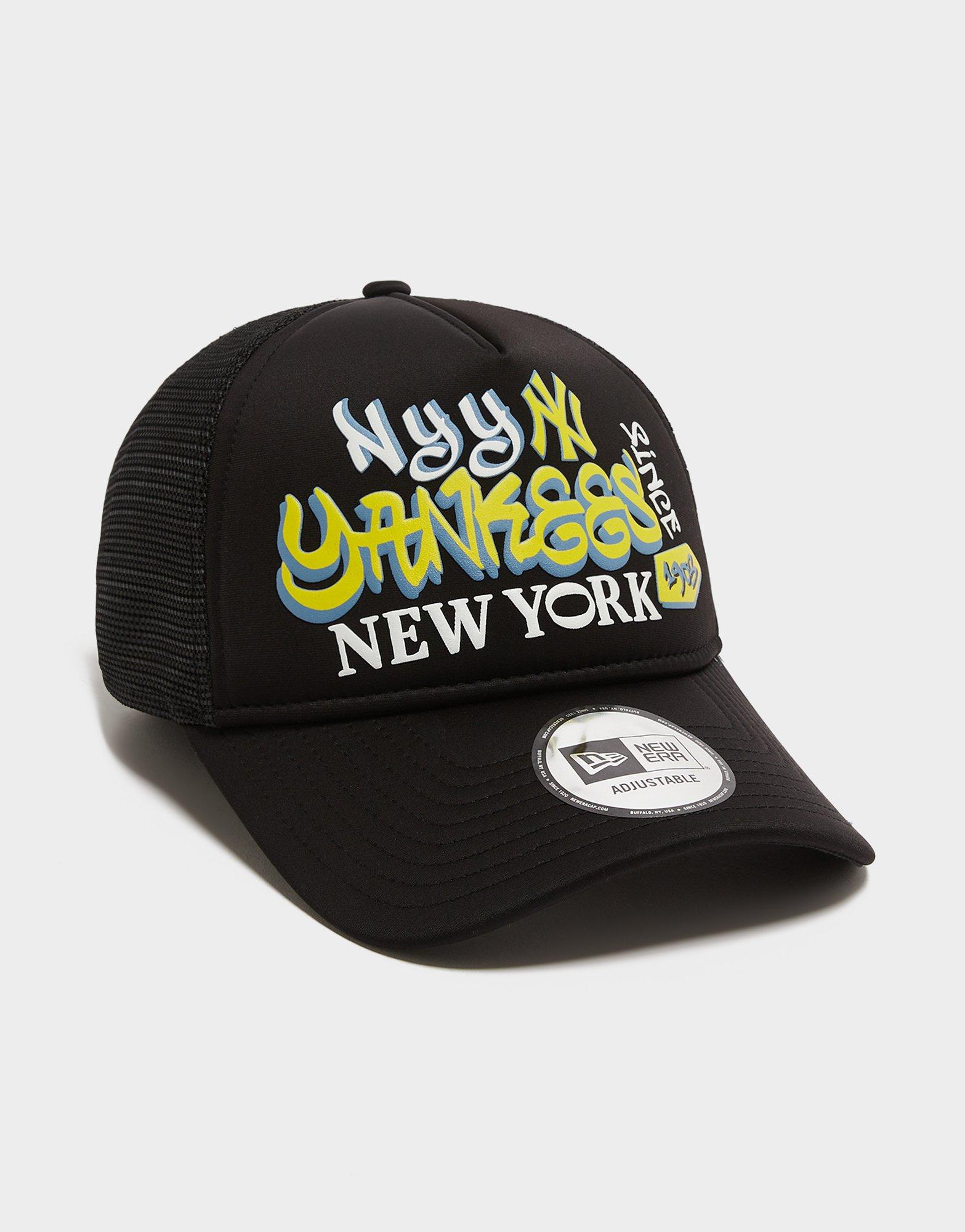 New Era MLB New York Yankees Graffiti Trucker Cap