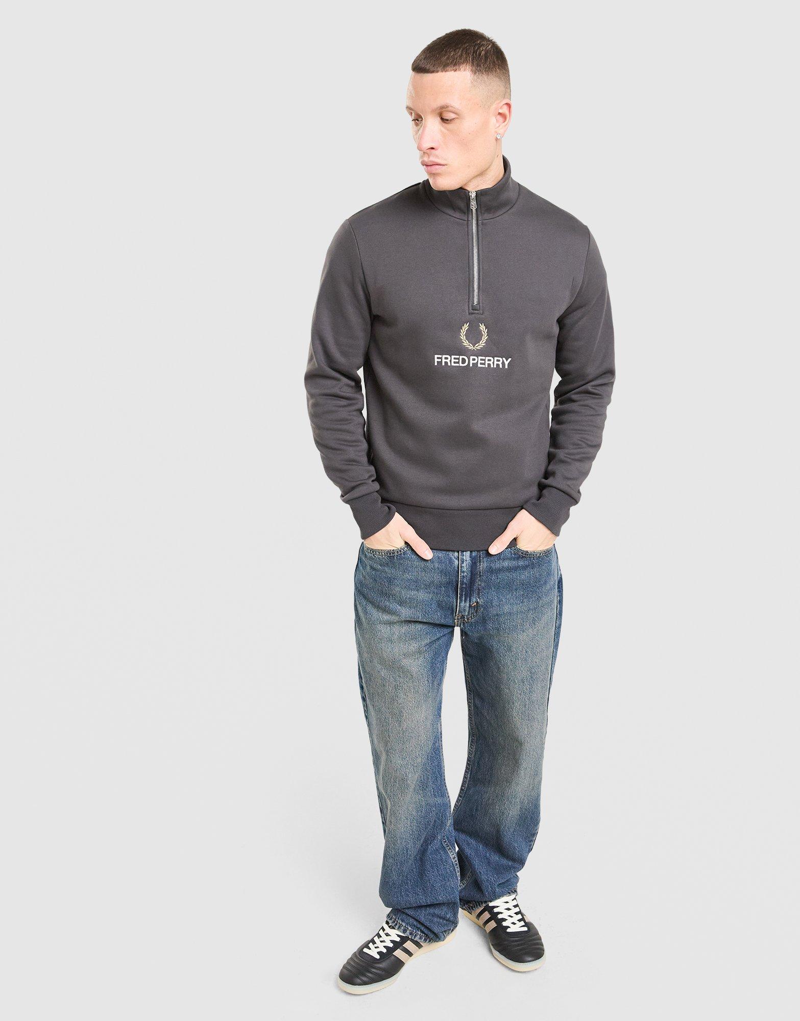 Fred Perry Original Stack 1/2 Zip Sweatshirt