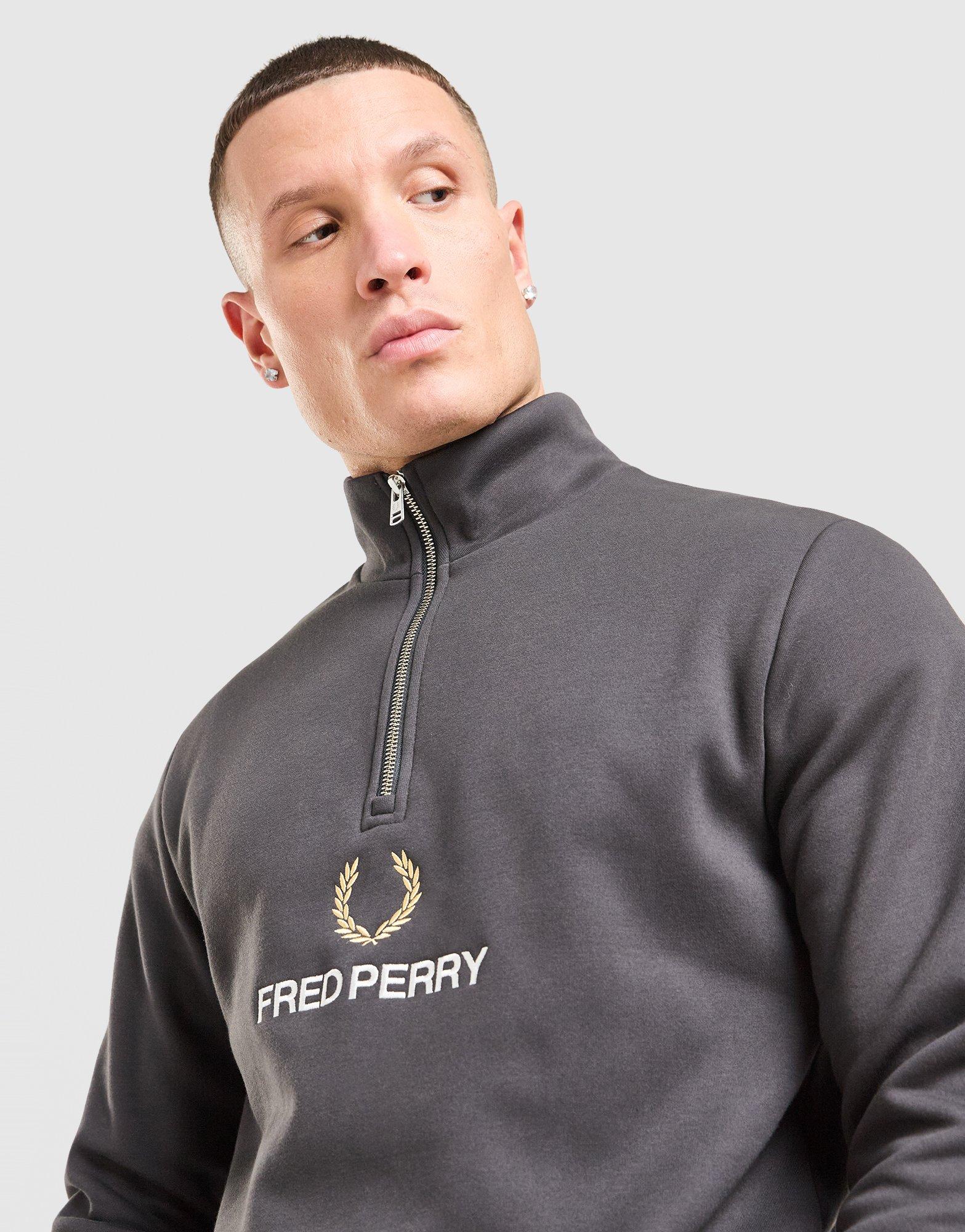 Fred Perry Original Stack 1/2 Zip Sweatshirt