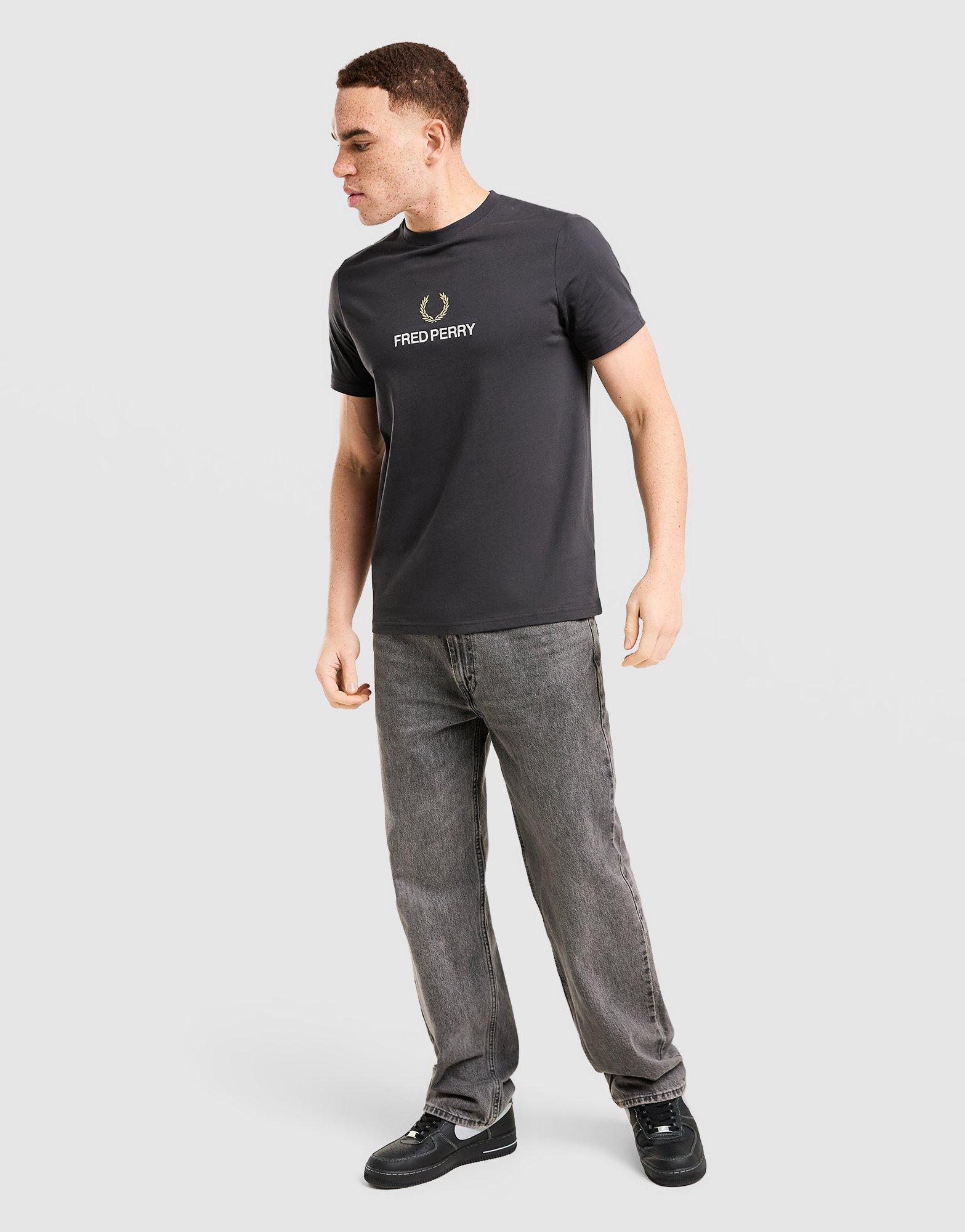 Fred Perry Emblem Stack T-Shirt