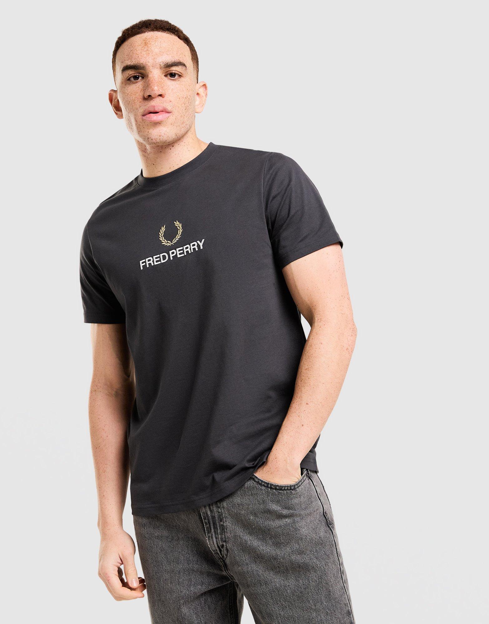 Fred Perry Emblem Stack T-Shirt