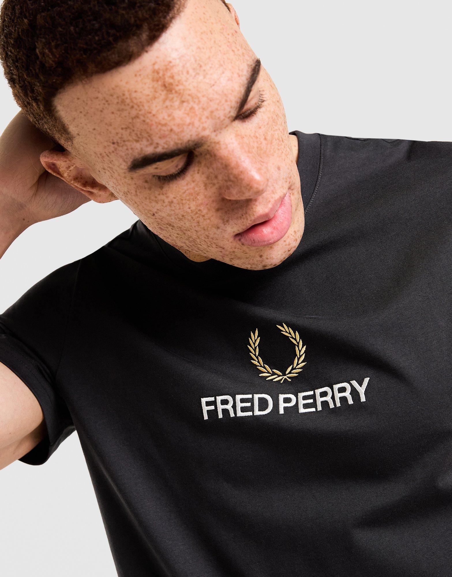 Fred Perry Emblem Stack T-Shirt