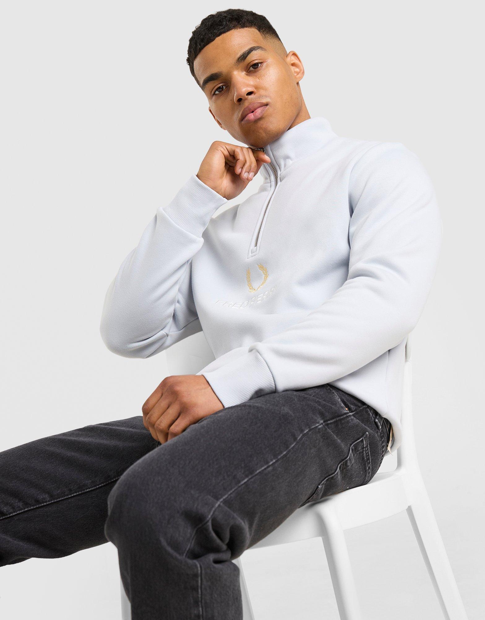 Fred Perry Original Stack 1/2 Zip Sweatshirt