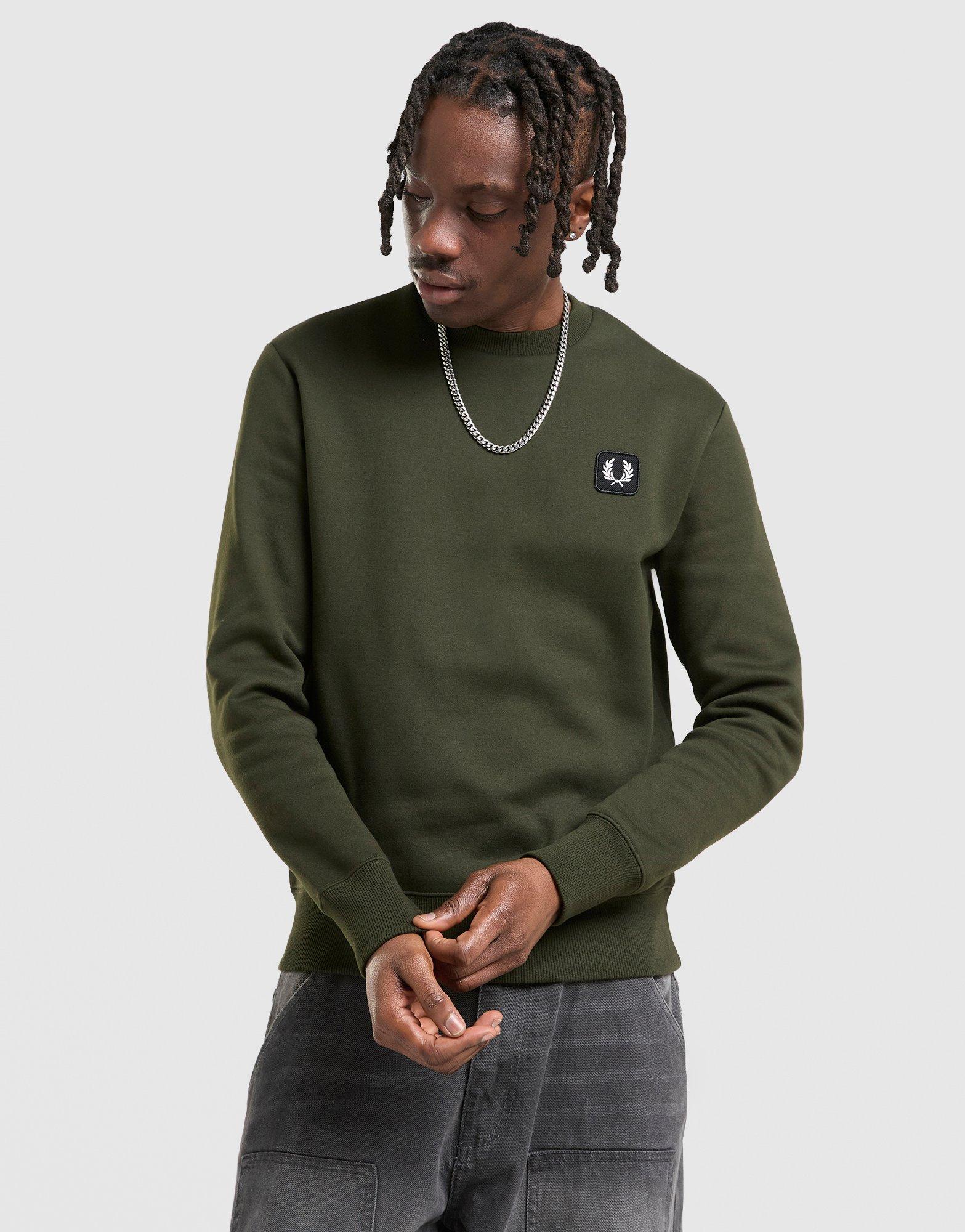 Fred Perry Badge Crew Sweatshirt