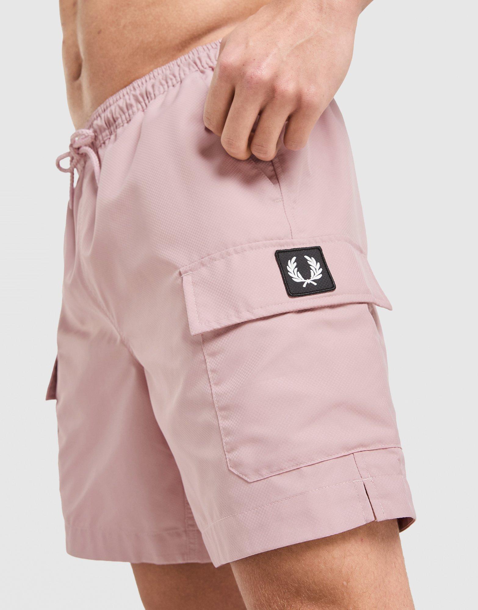 Fred Perry Badge Cargo Swim Shorts