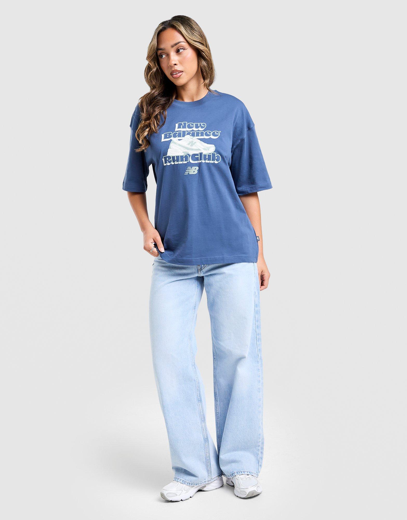 New Balance 740 Boyfriend T-Shirt Damen