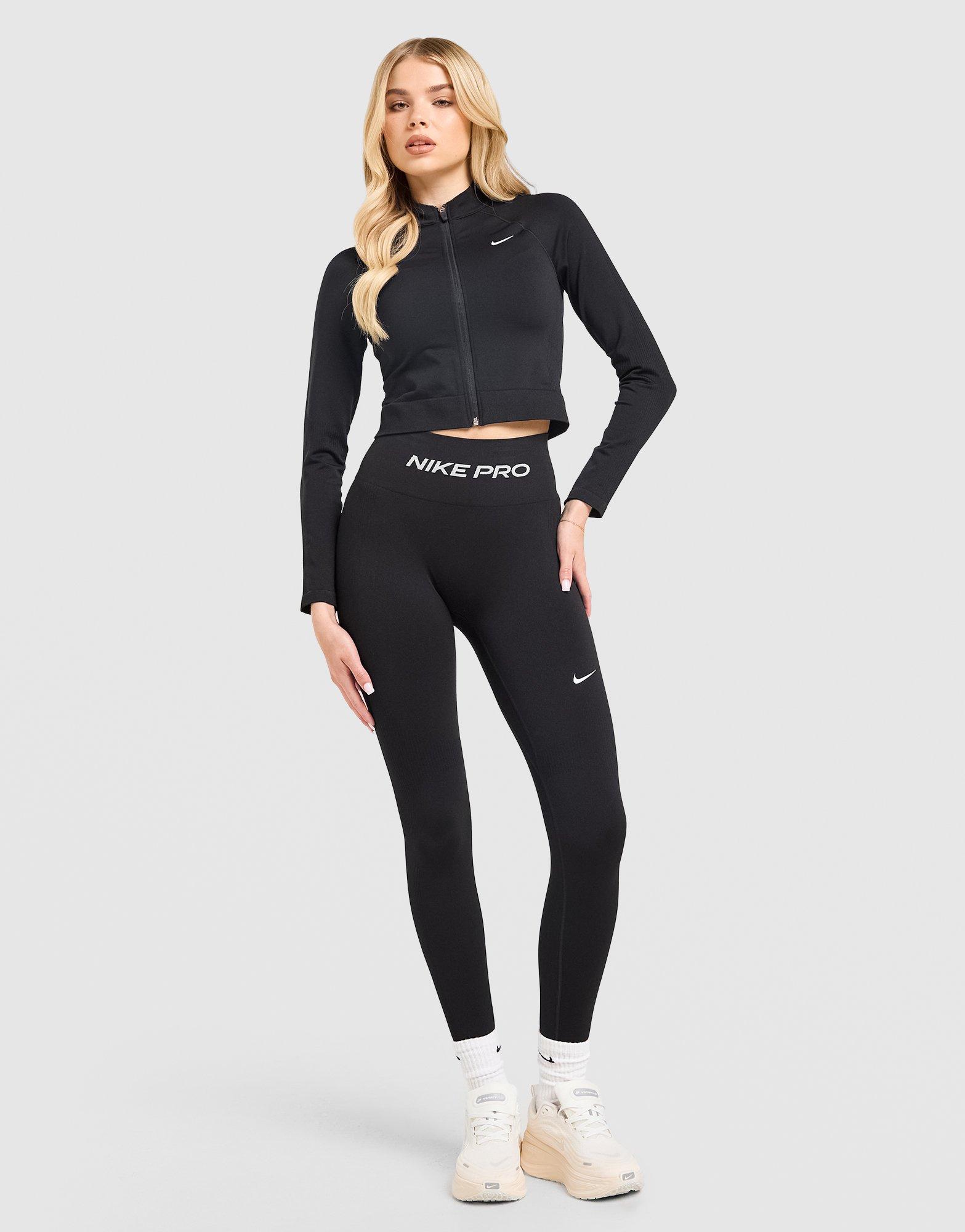 Nike Pro Training Seamless Full Zip Top