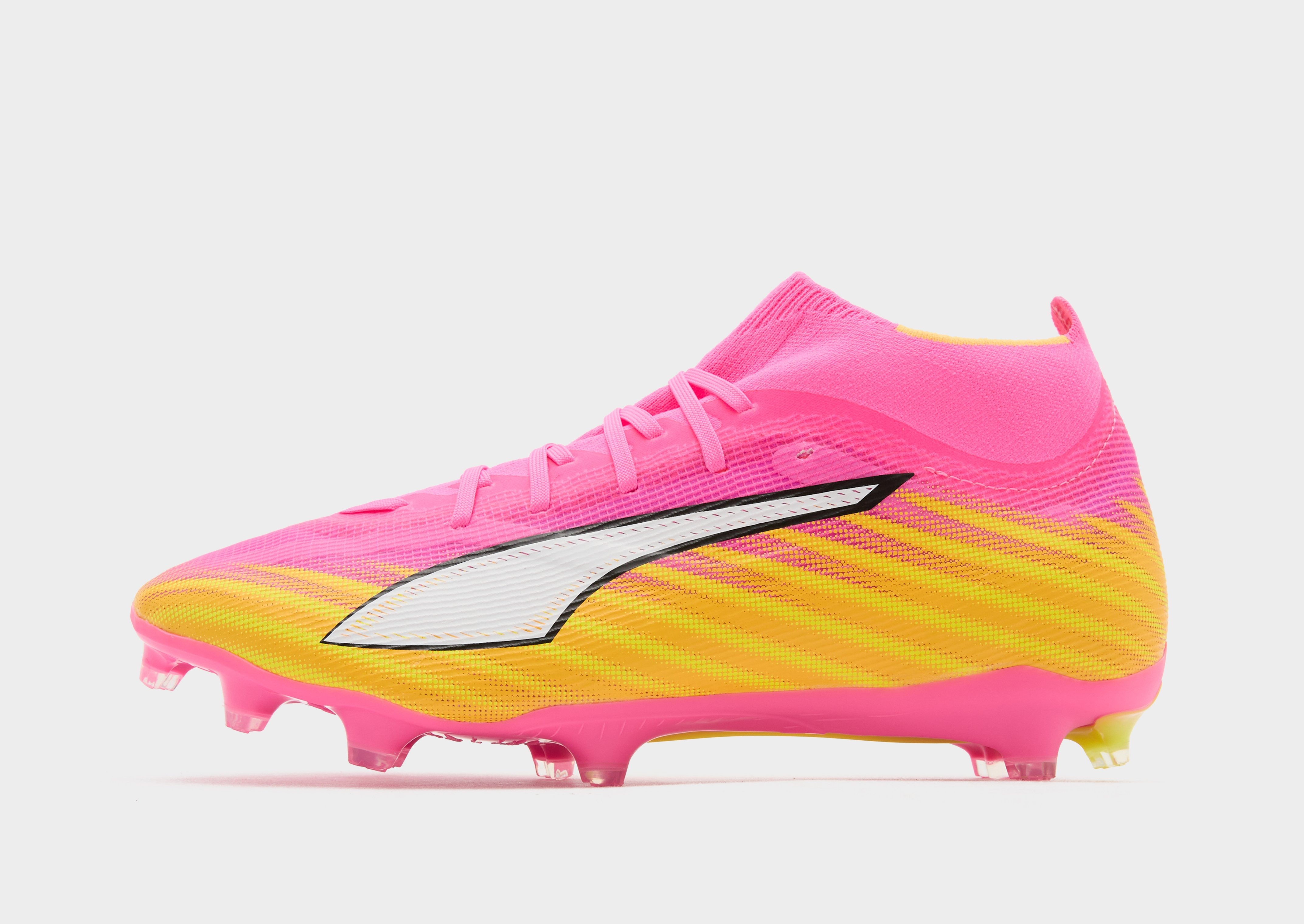 Puma バスケットボールシューズ ピンク/イエロー Pink PUMA ULTRA 6 Match+ FG/AG | JD Sports UK