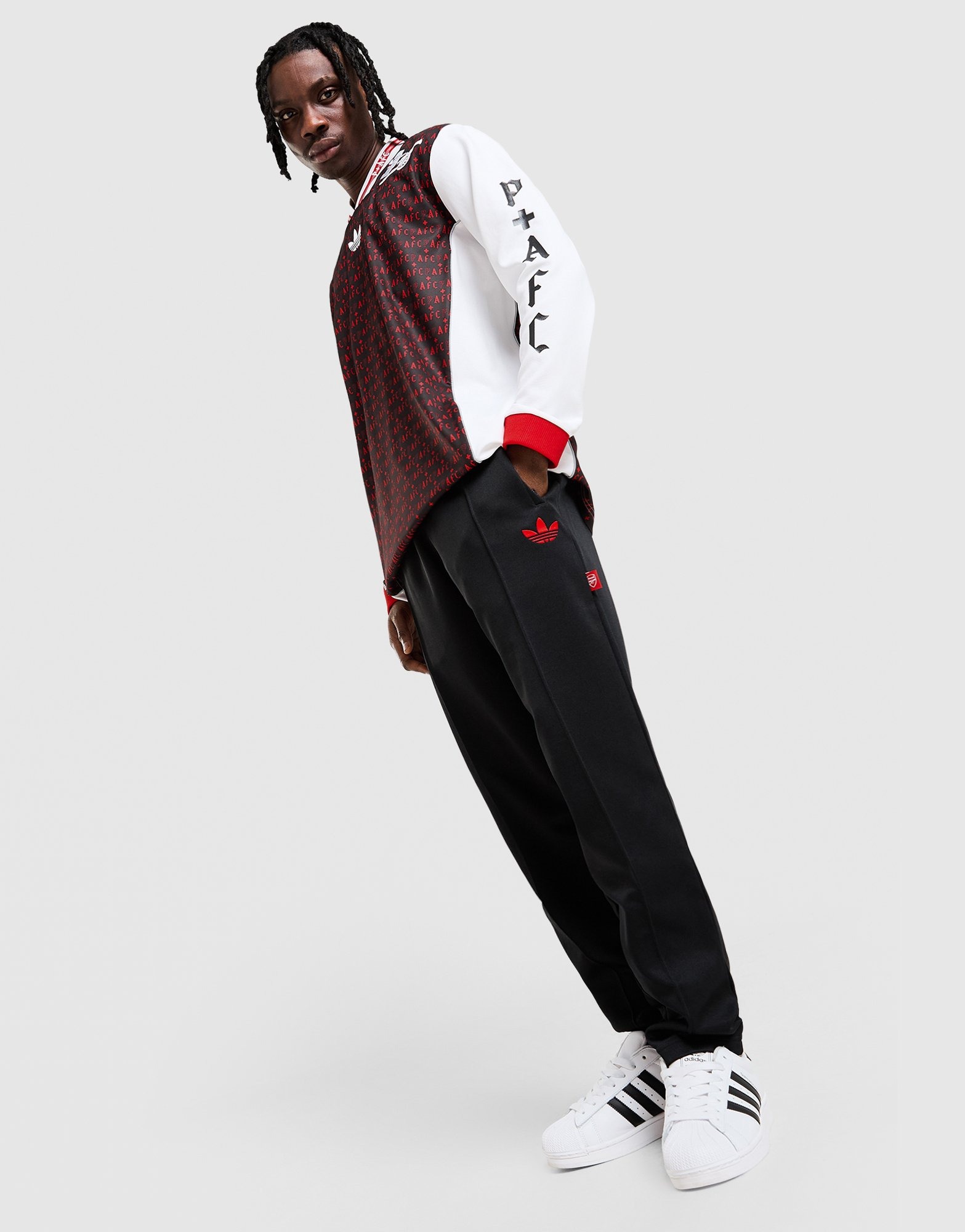 T*7様 Arsenal ジャージ　10/11 Black adidas Originals Arsenal FC Places+Faces Track Pants - JD