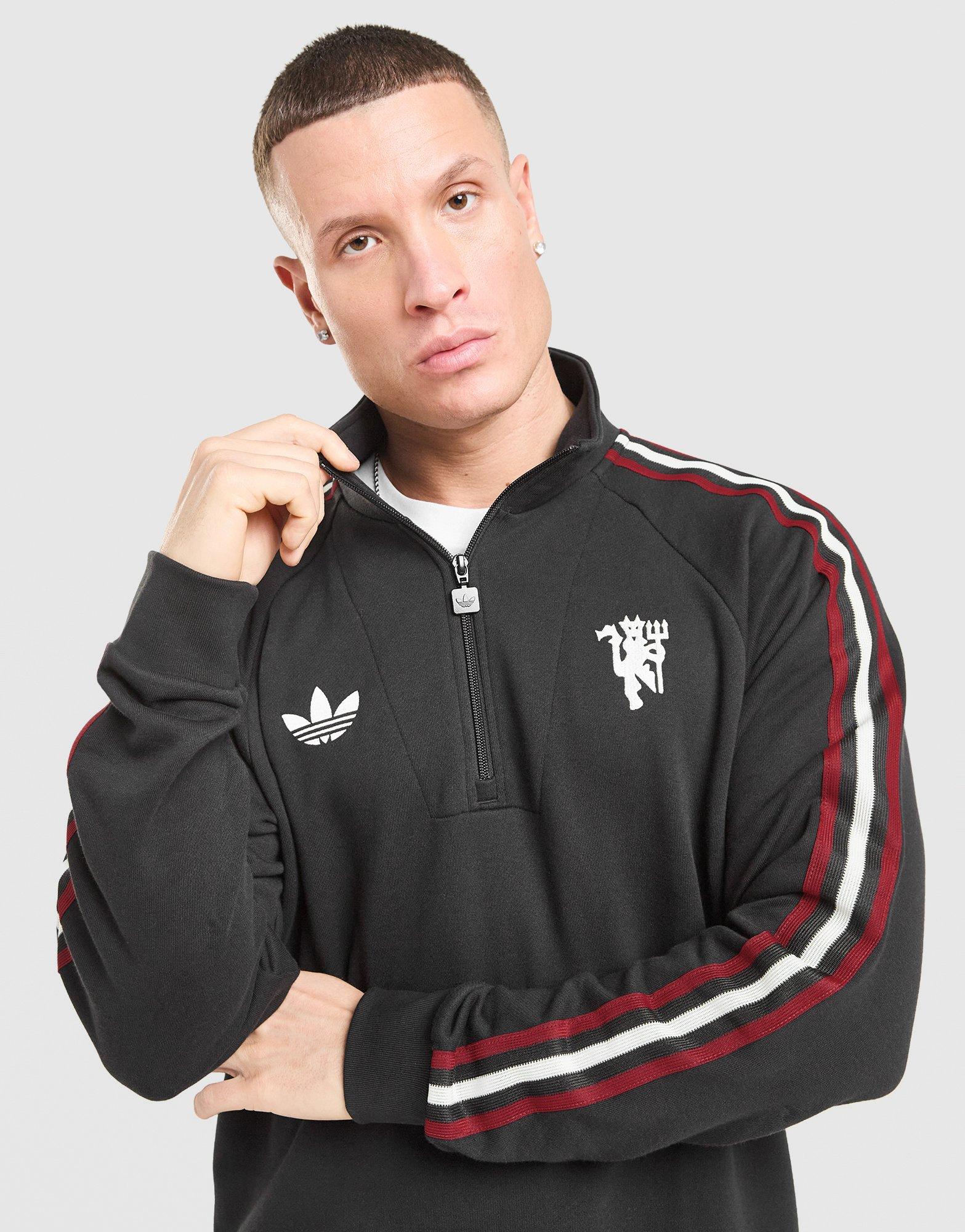 adidas Manchester United Fc Og 1/2 Zip Sweatshirt