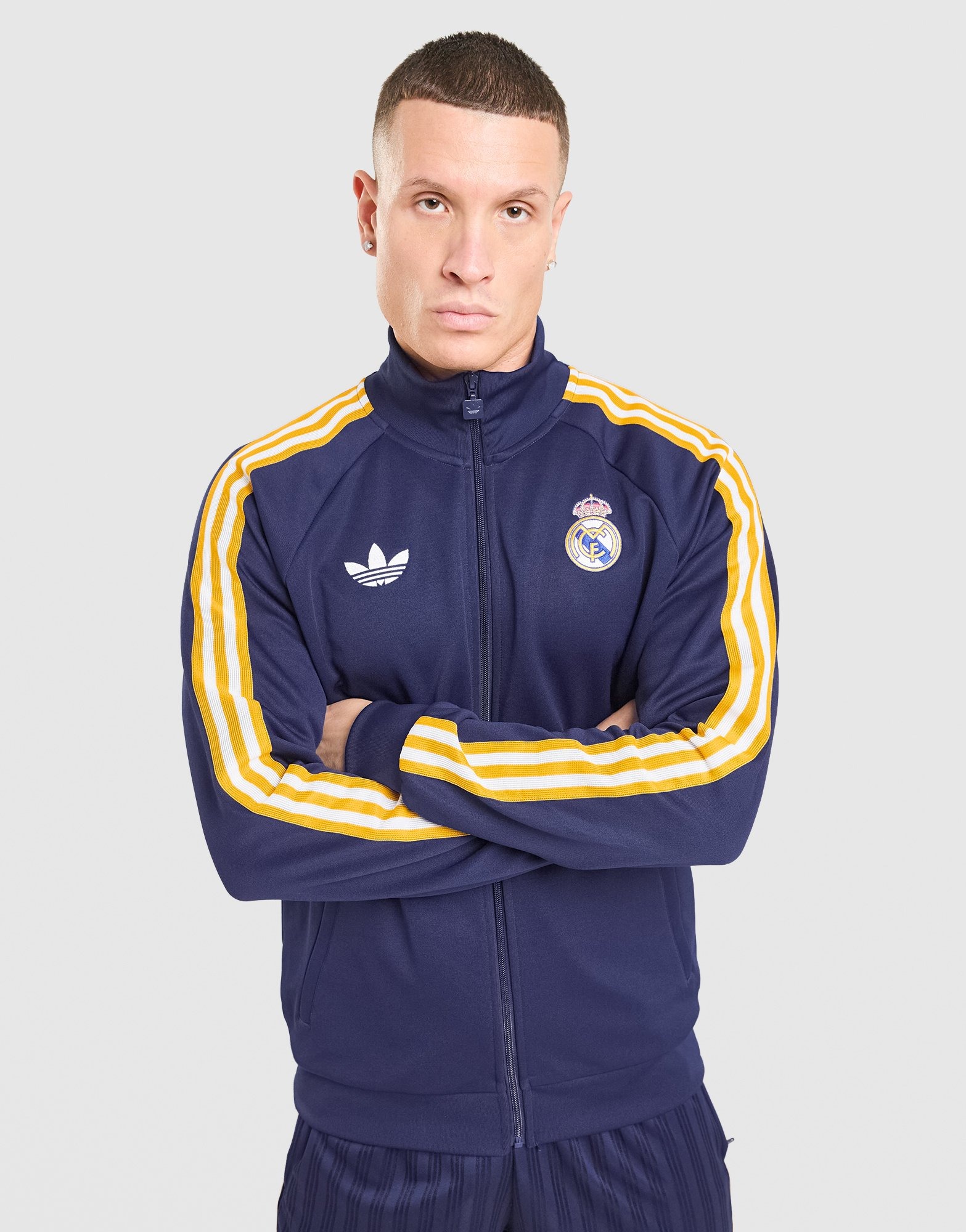 Blue adidas Originals Real Madrid OG Track Top - JD Sports Global