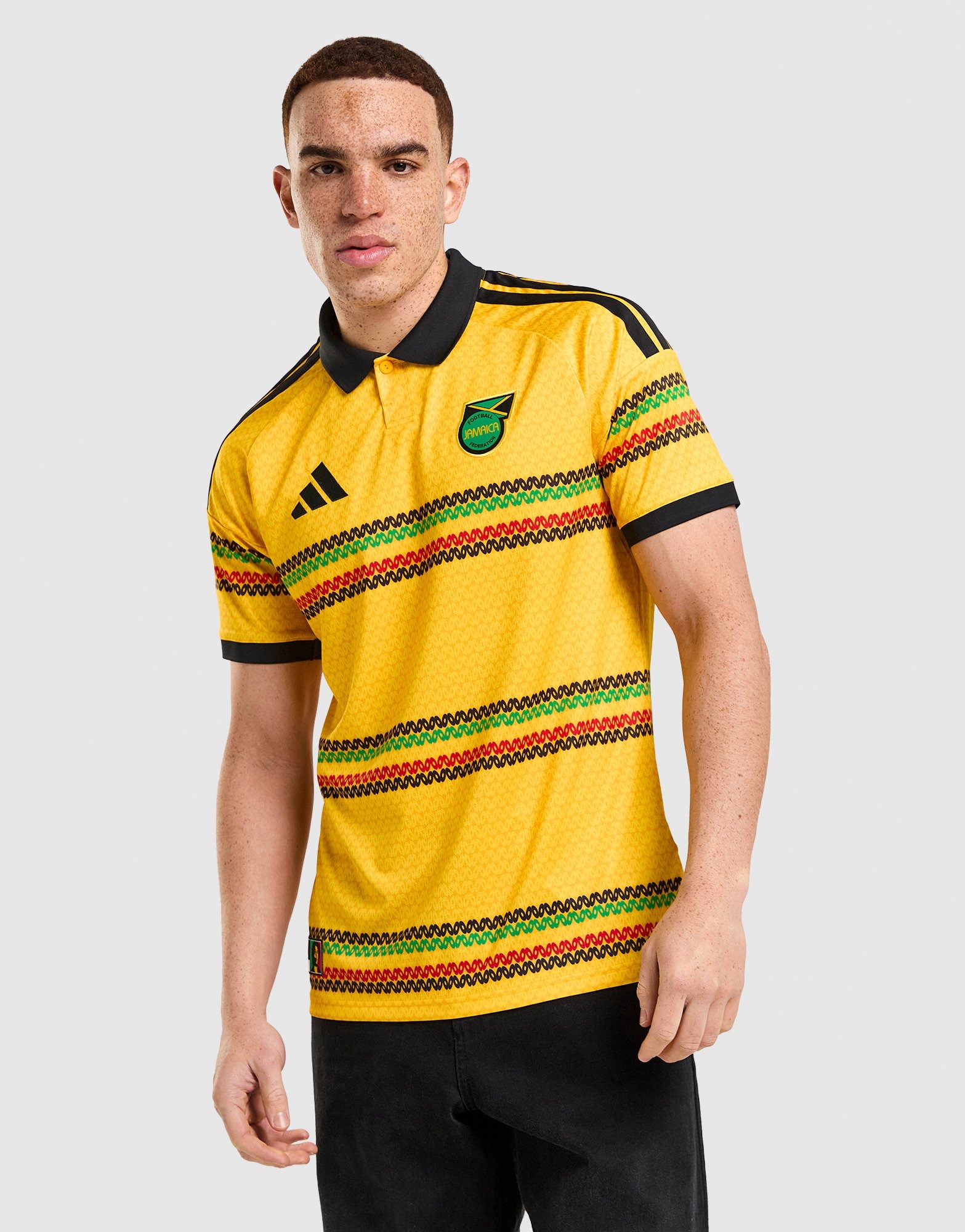 Yellow adidas Jamaica 2026 Home Shirt | JD Sports UK