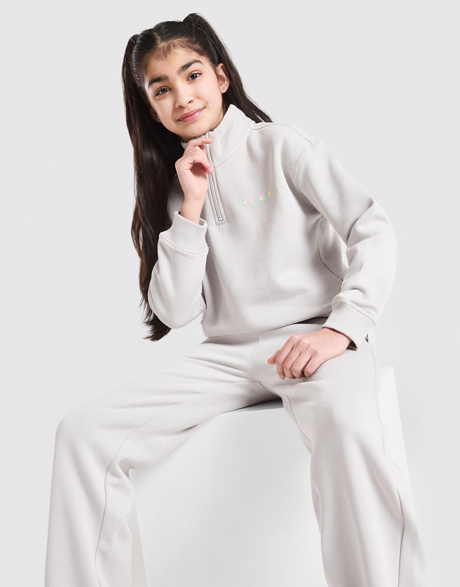 New Balance Felpa Girocollo Tonal Logo Bambina Junior