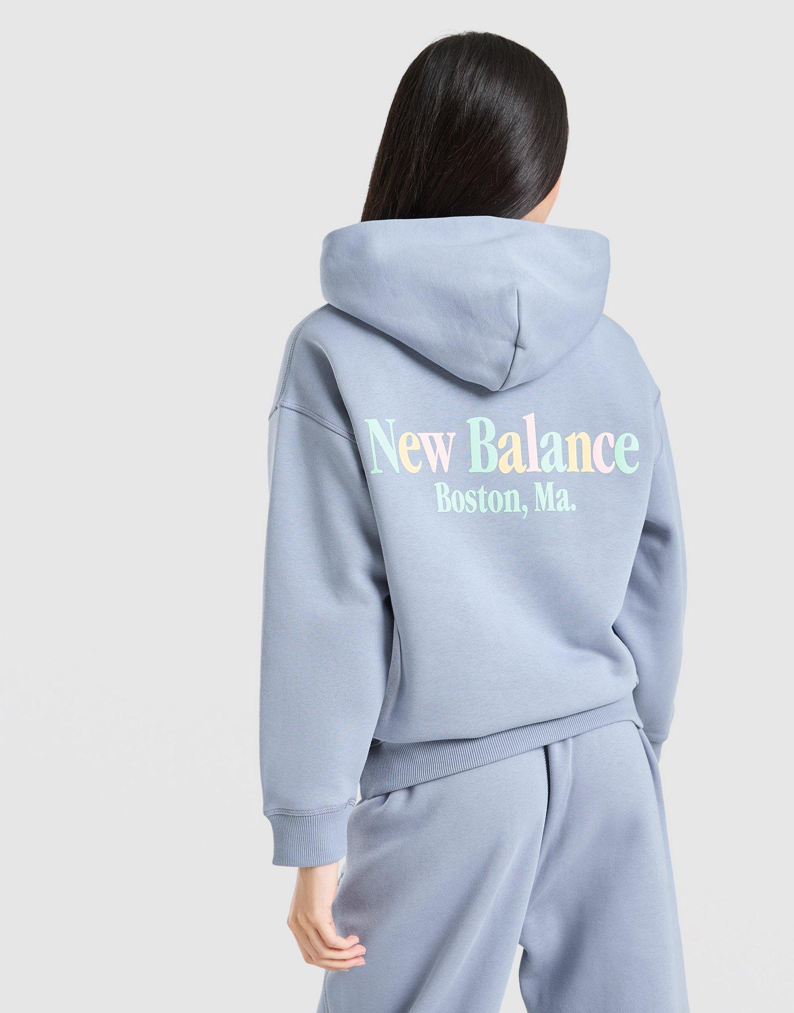 New Balance Girls' Tonal Logo Hoodie Junior