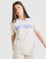 New Balance Girls' Stripe Boyfriend T-Shirt Junior