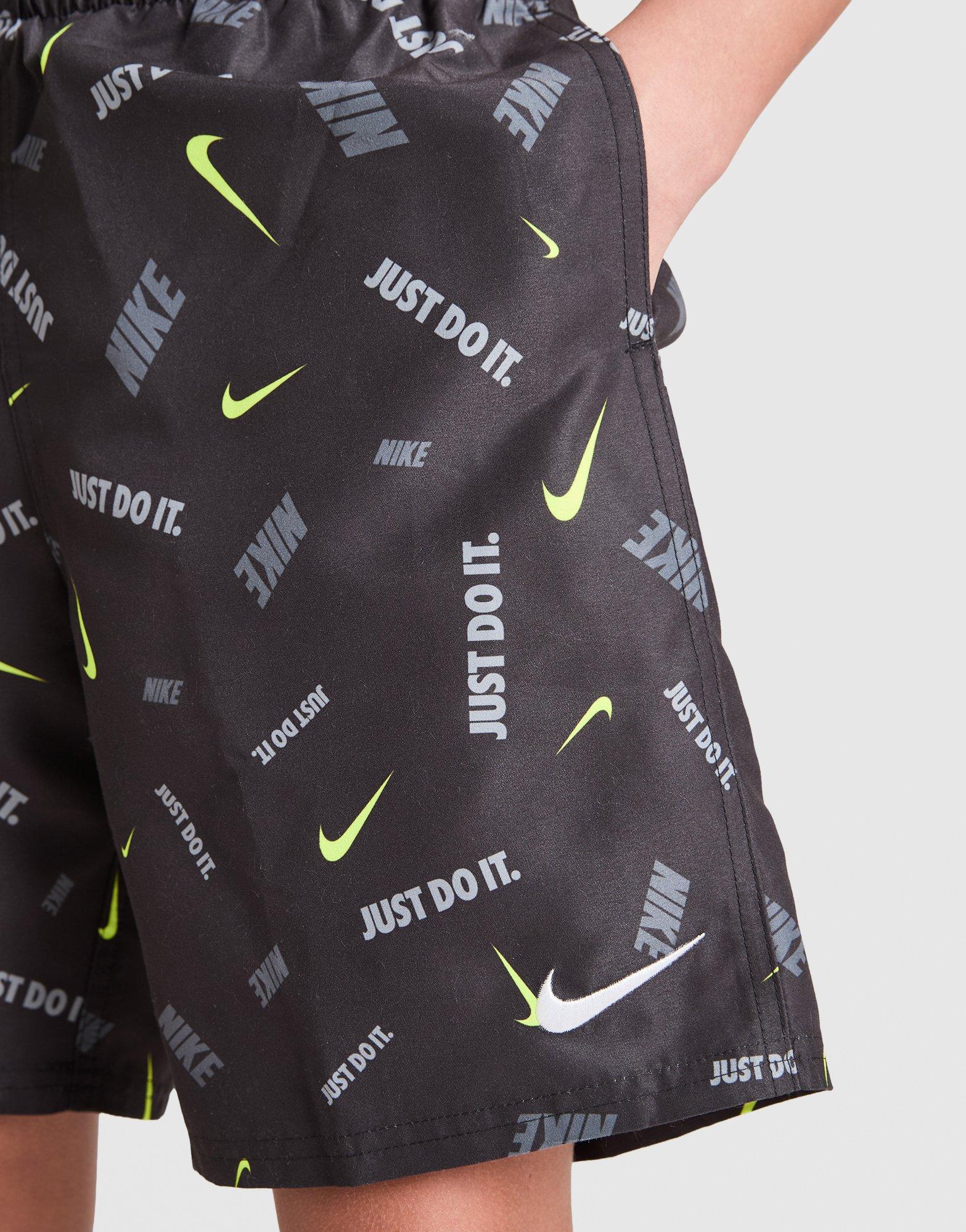 Nike All Over Print Swim Shorts Junior