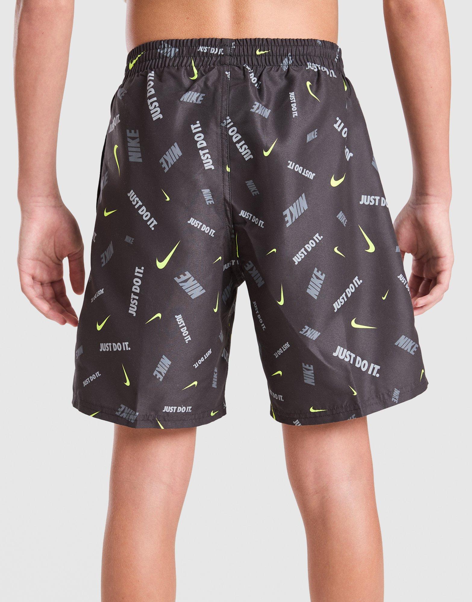 Nike All Over Print Swim Shorts Junior