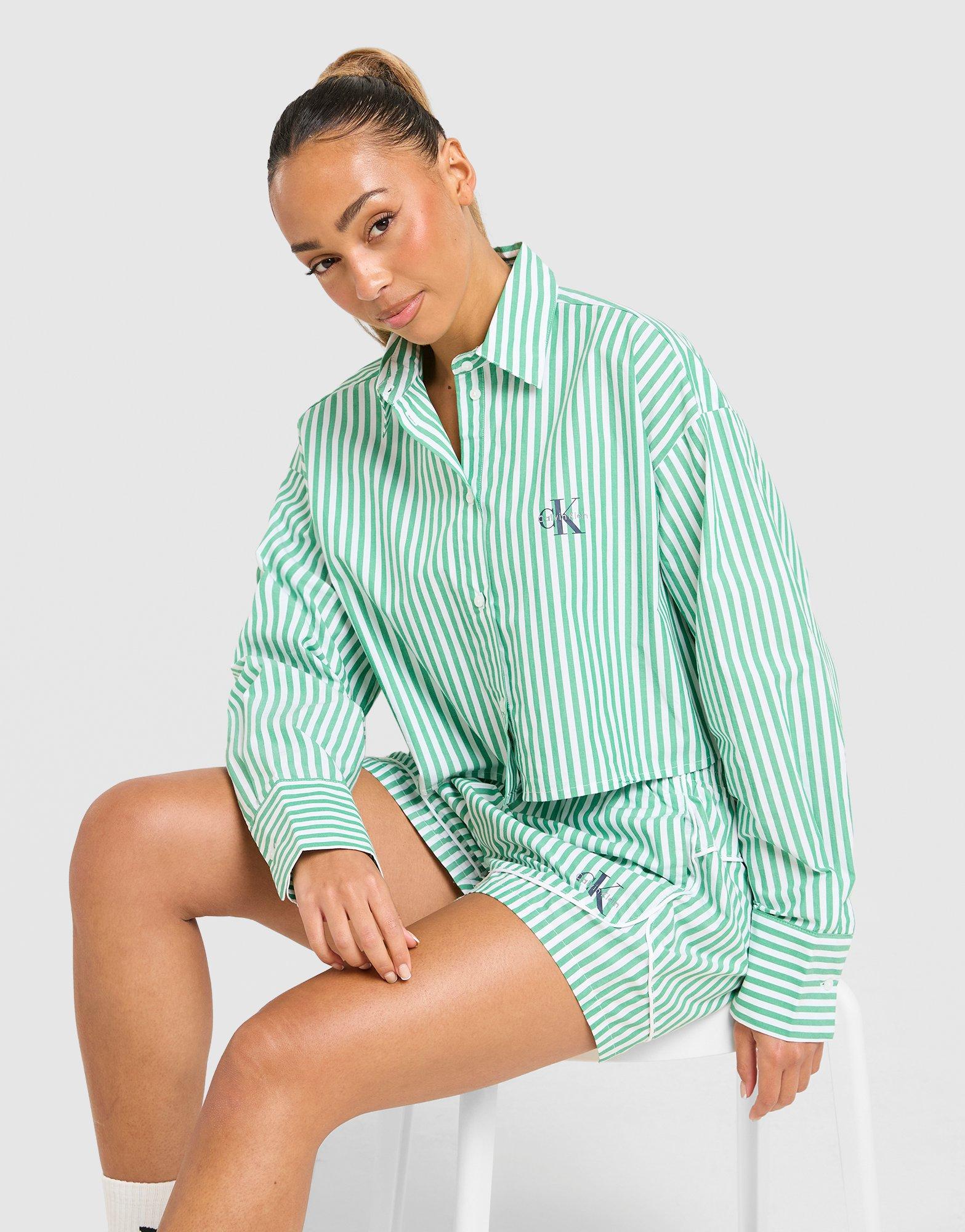 Calvin Klein Striped Poplin Shirt