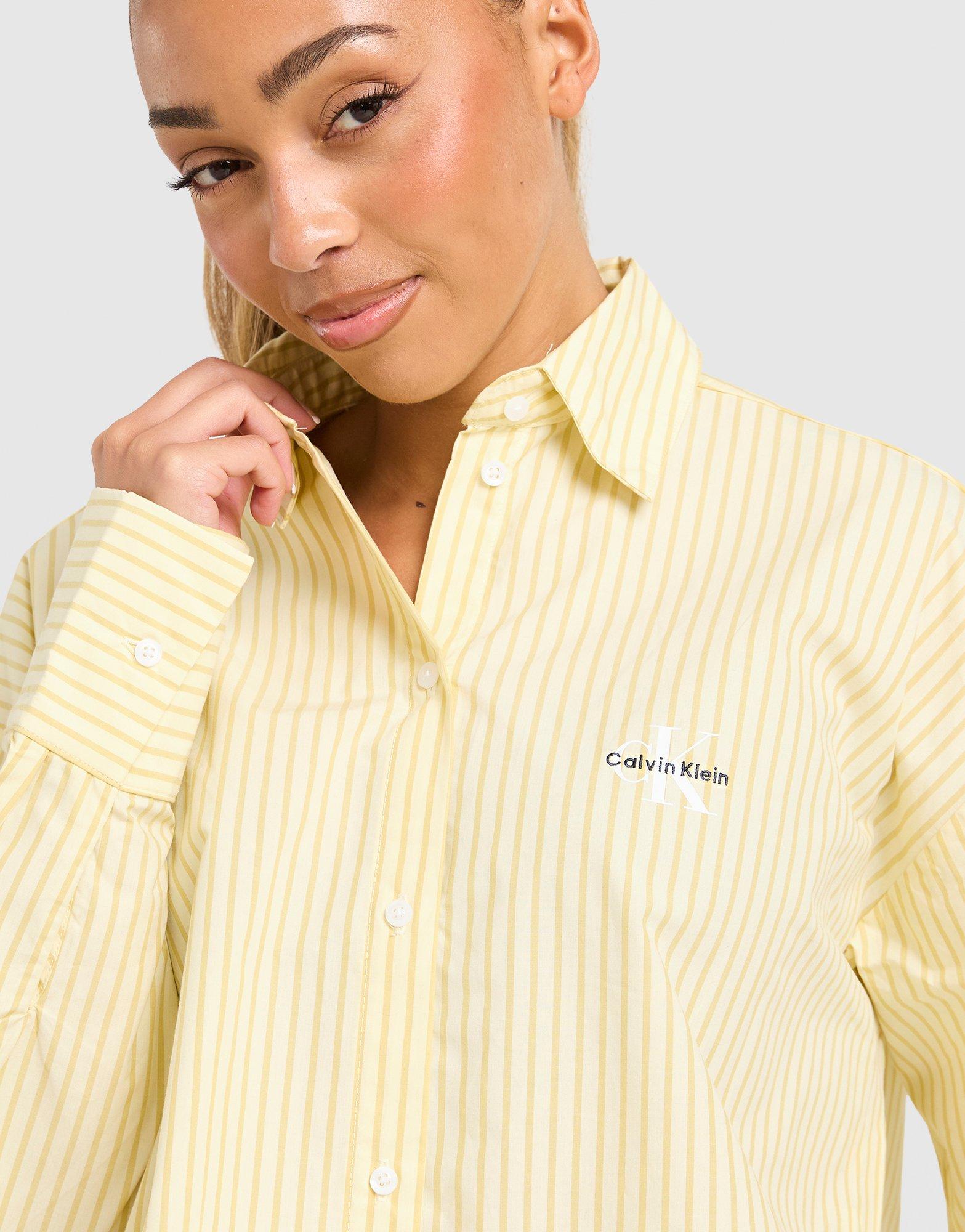 Calvin Klein Striped Poplin Shirt
