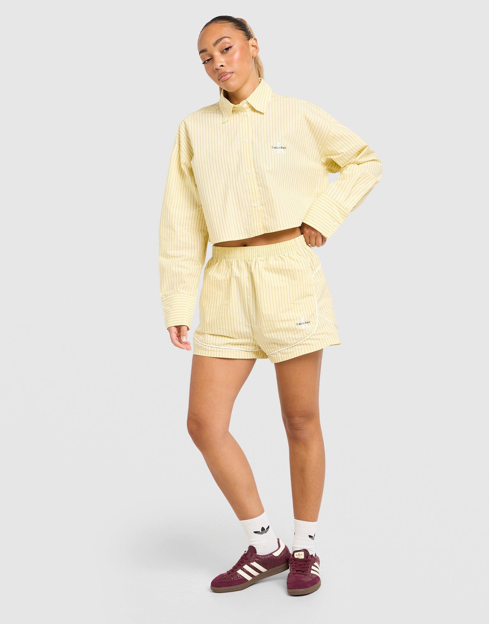 Calvin Klein Striped Poplin Shorts